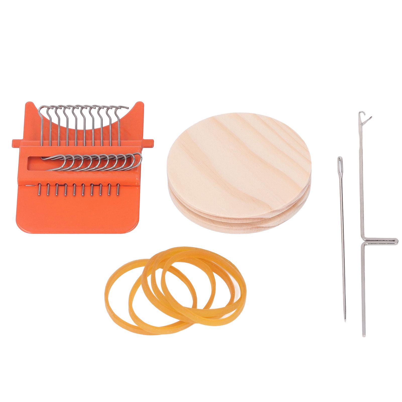 10 Hooks Mini Loom Machine Household Small Weaving Loom Machine with 6.5cm view 6