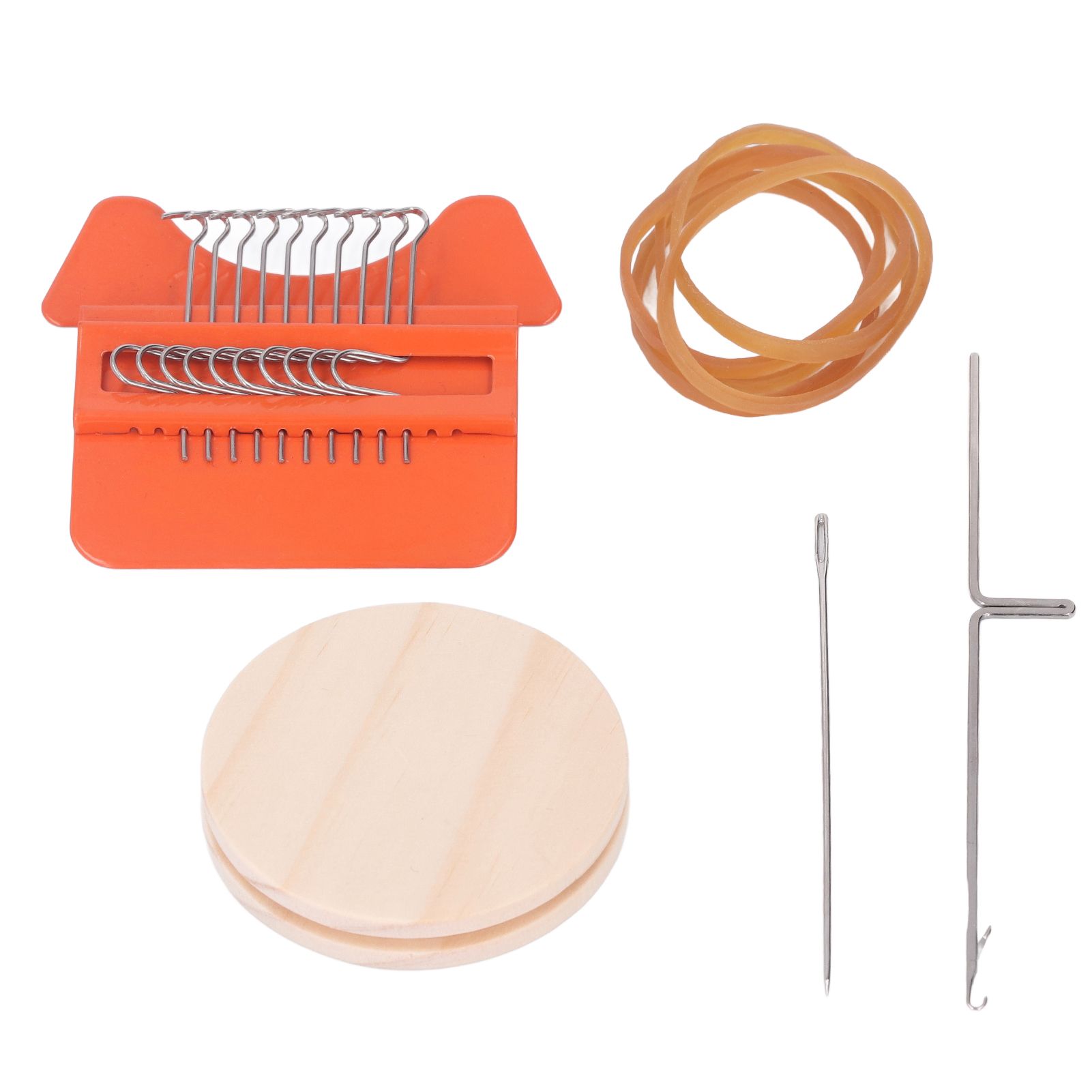 10 Hooks Mini Loom Machine Household Small Weaving Loom Machine with 6.5cm view 3