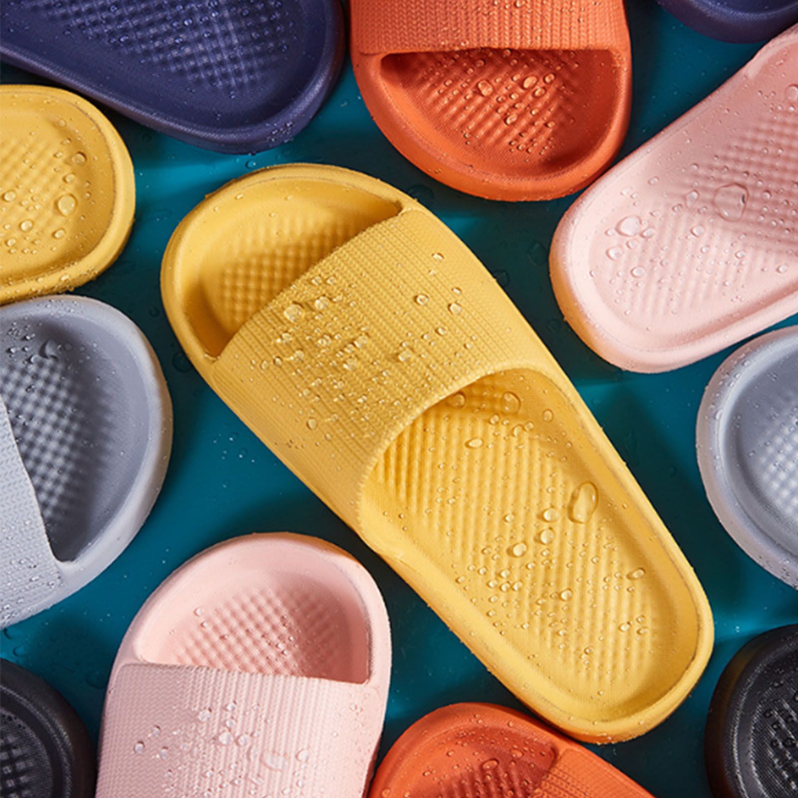 Bathroom Slippers Anti Slip Soft Thick Sole Integrated Lightweight Home view 13