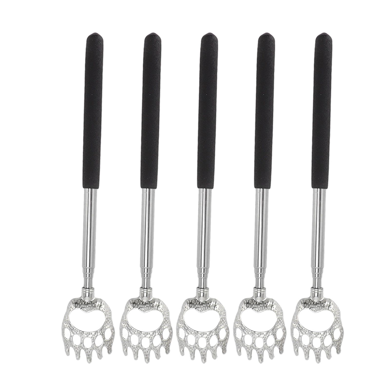 5Pcs Back Scratcher Telescopic Back Scratchers Stainless Steel for Head Body Arm view 8