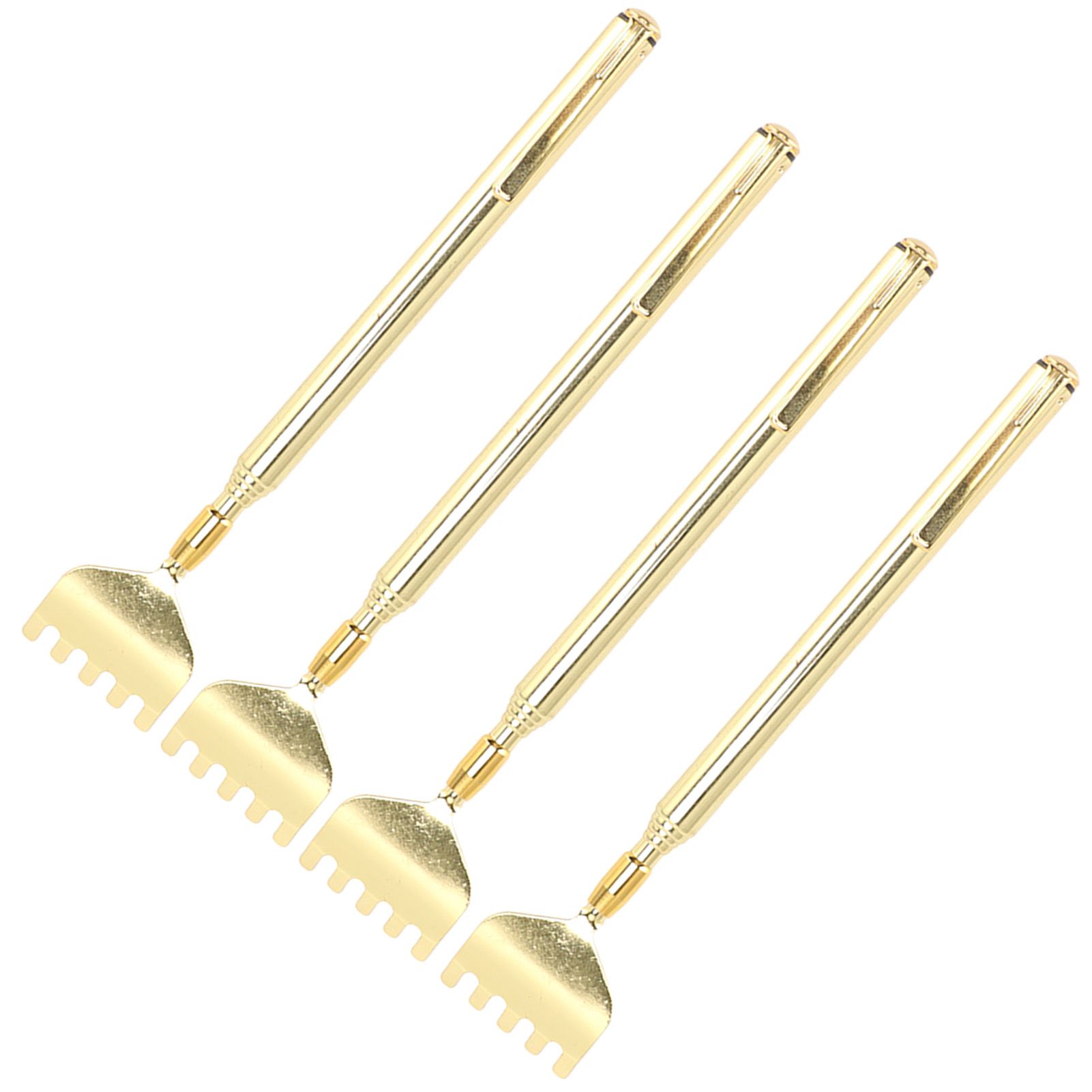 4PCS Extendable Back Scratcher Portable Stainless Steel Telescoping Back view 4