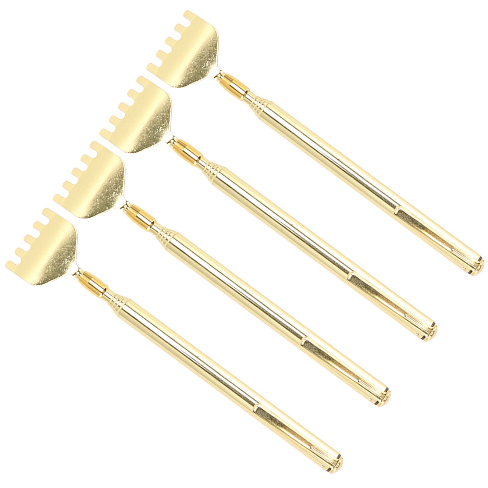 4PCS Extendable Back Scratcher Portable Stainless Steel Telescoping Back view 7