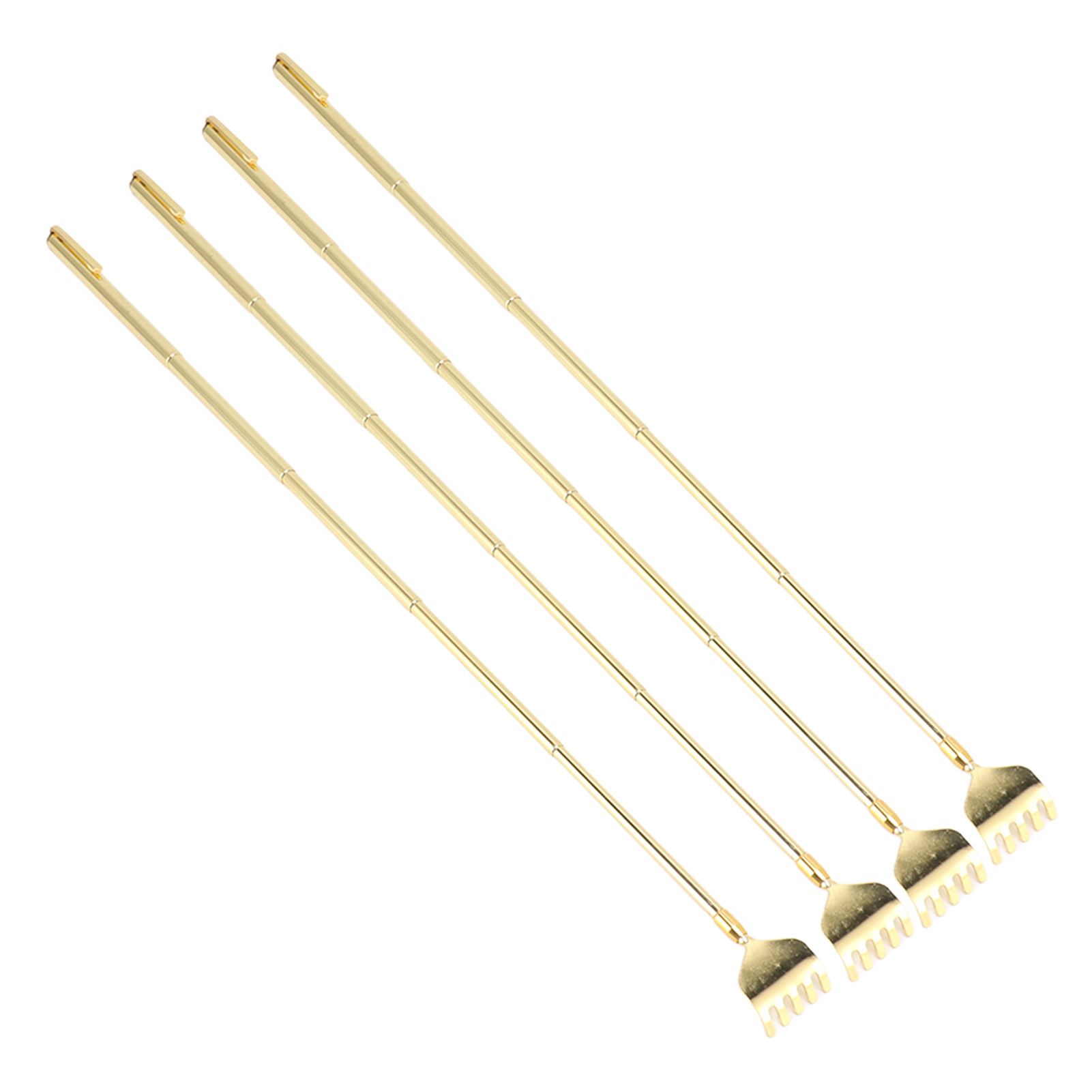4PCS Extendable Back Scratcher Portable Stainless Steel Telescoping Back view 10