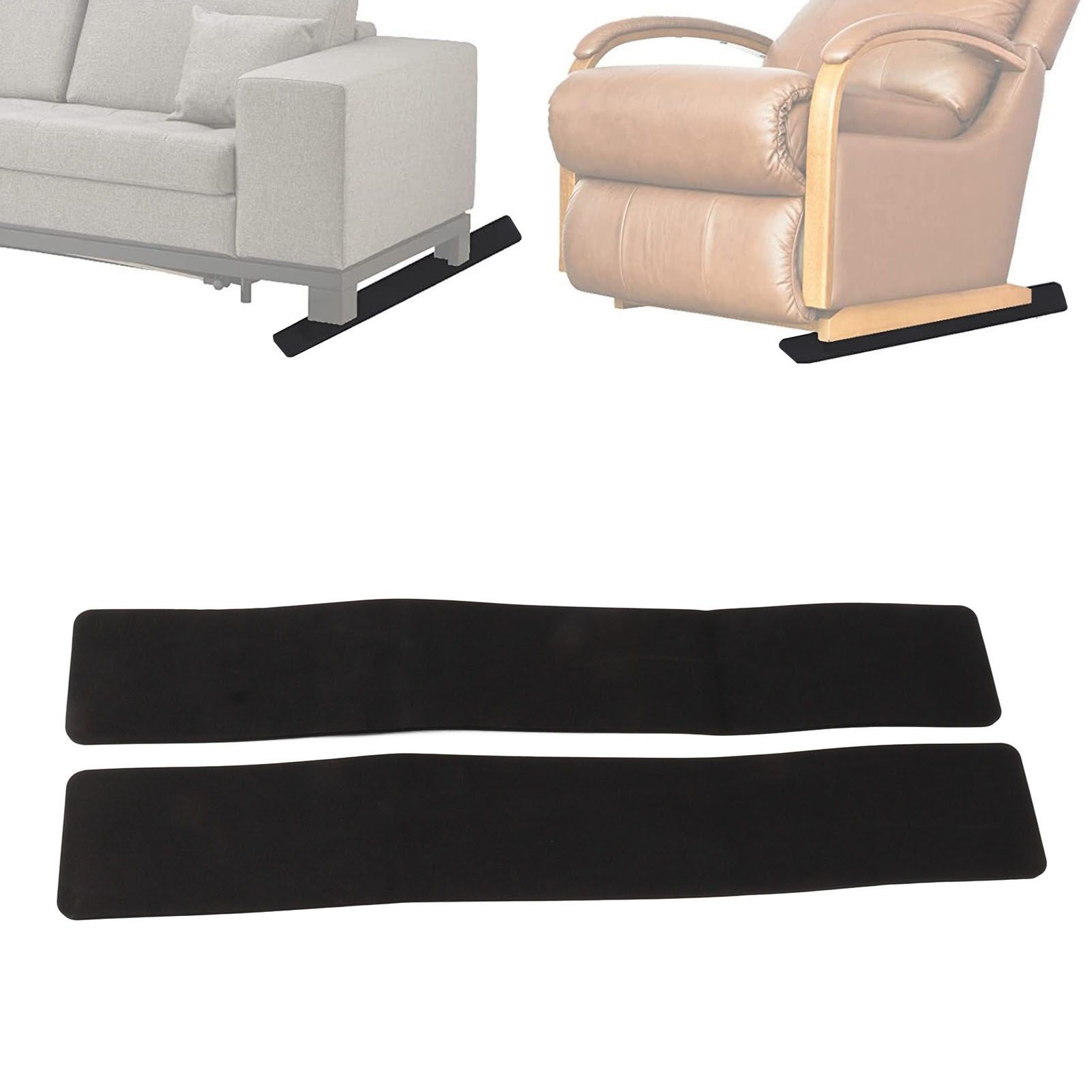 2Pcs Anti Slip Furniture Rail Pad EVA Cuttable Furniture Grippers for Sofa view 11