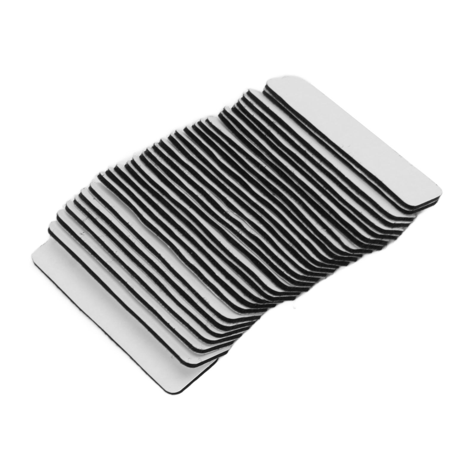30PCS Hook and Loop Strips Double Side Hot Melt Adhesive Mounting Tape for view 4