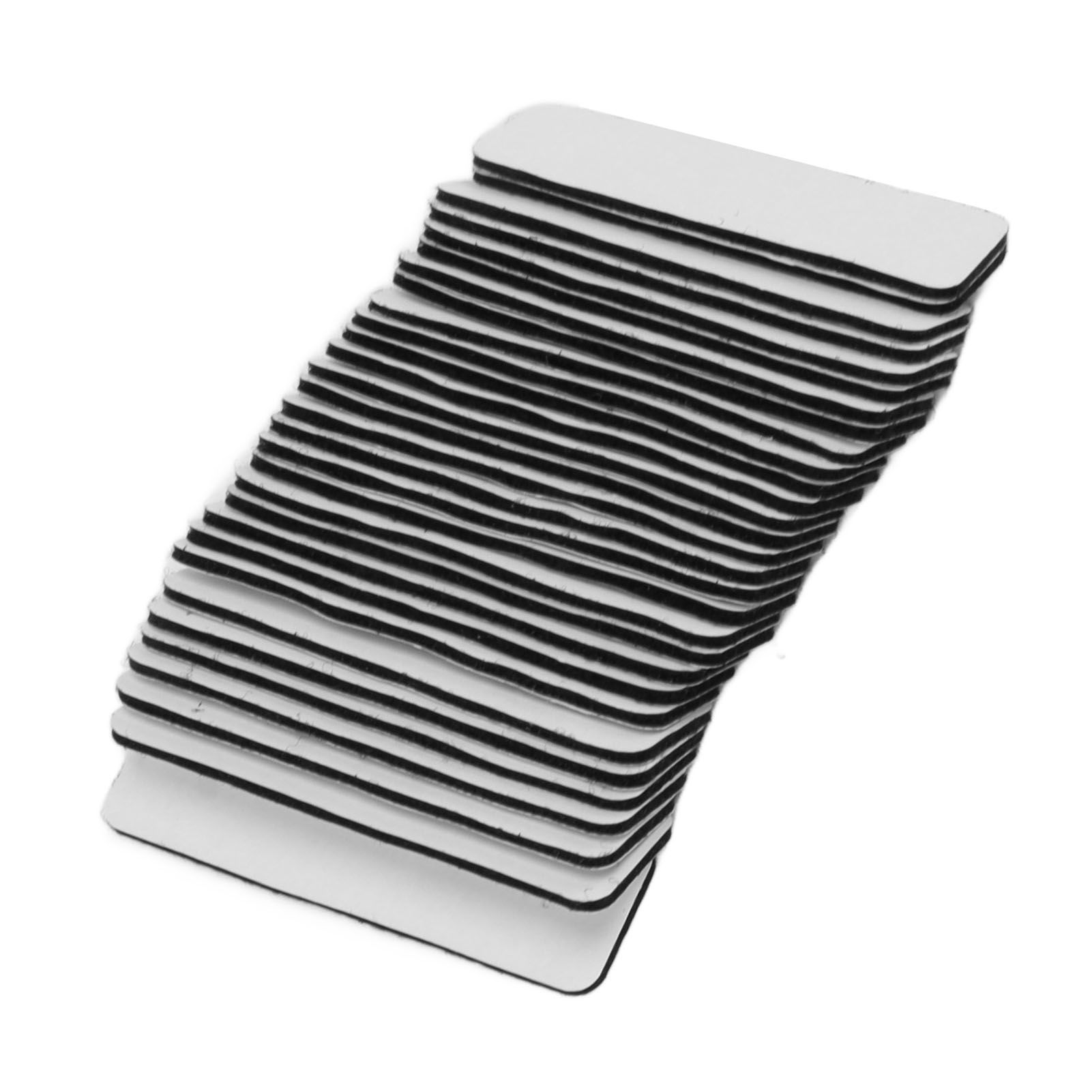 30PCS Hook and Loop Strips Double Side Hot Melt Adhesive Mounting Tape for view 10