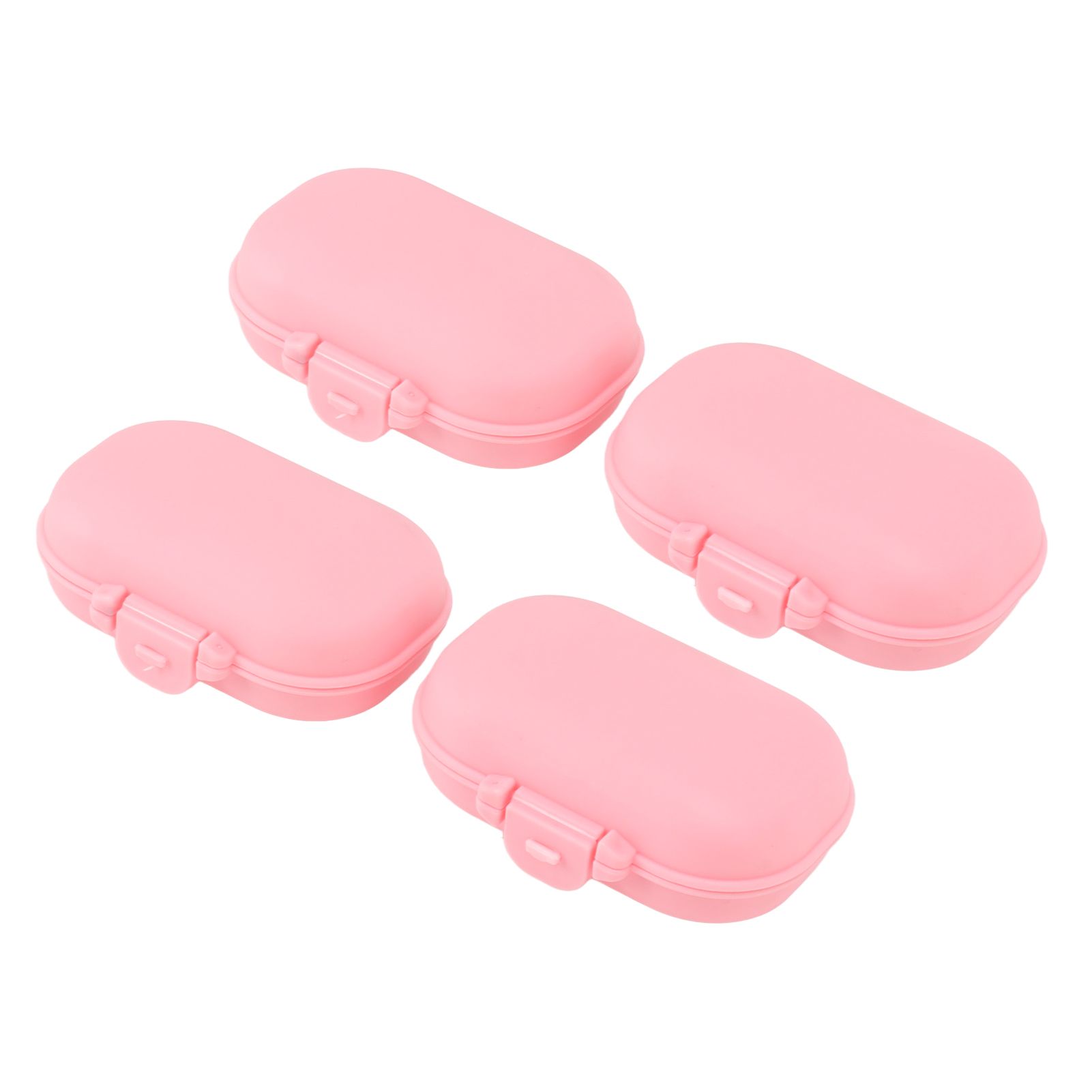 7PCS Medicine Case Portable Detachable Safe Mini 4 Compartments Medicine view 4