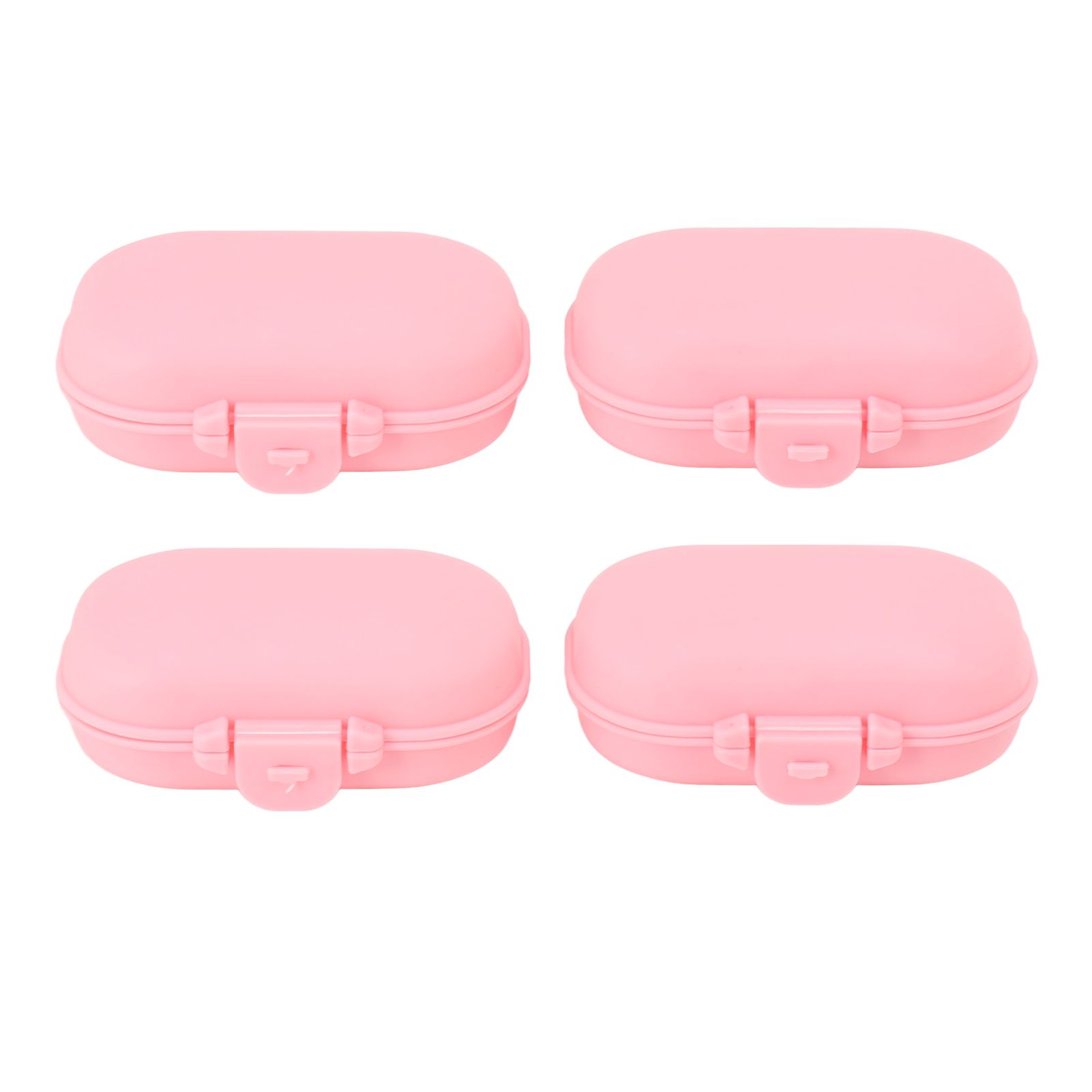 7PCS Medicine Case Portable Detachable Safe Mini 4 Compartments Medicine view 8