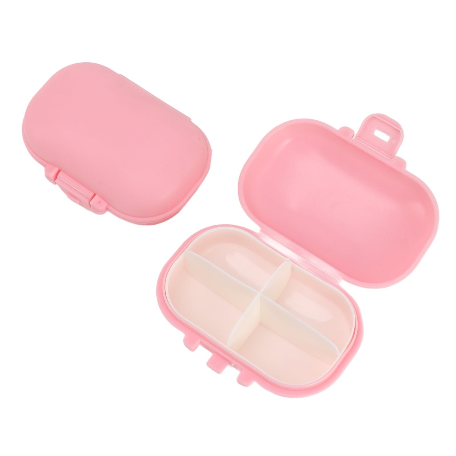 7PCS Medicine Case Portable Detachable Safe Mini 4 Compartments Medicine view 10