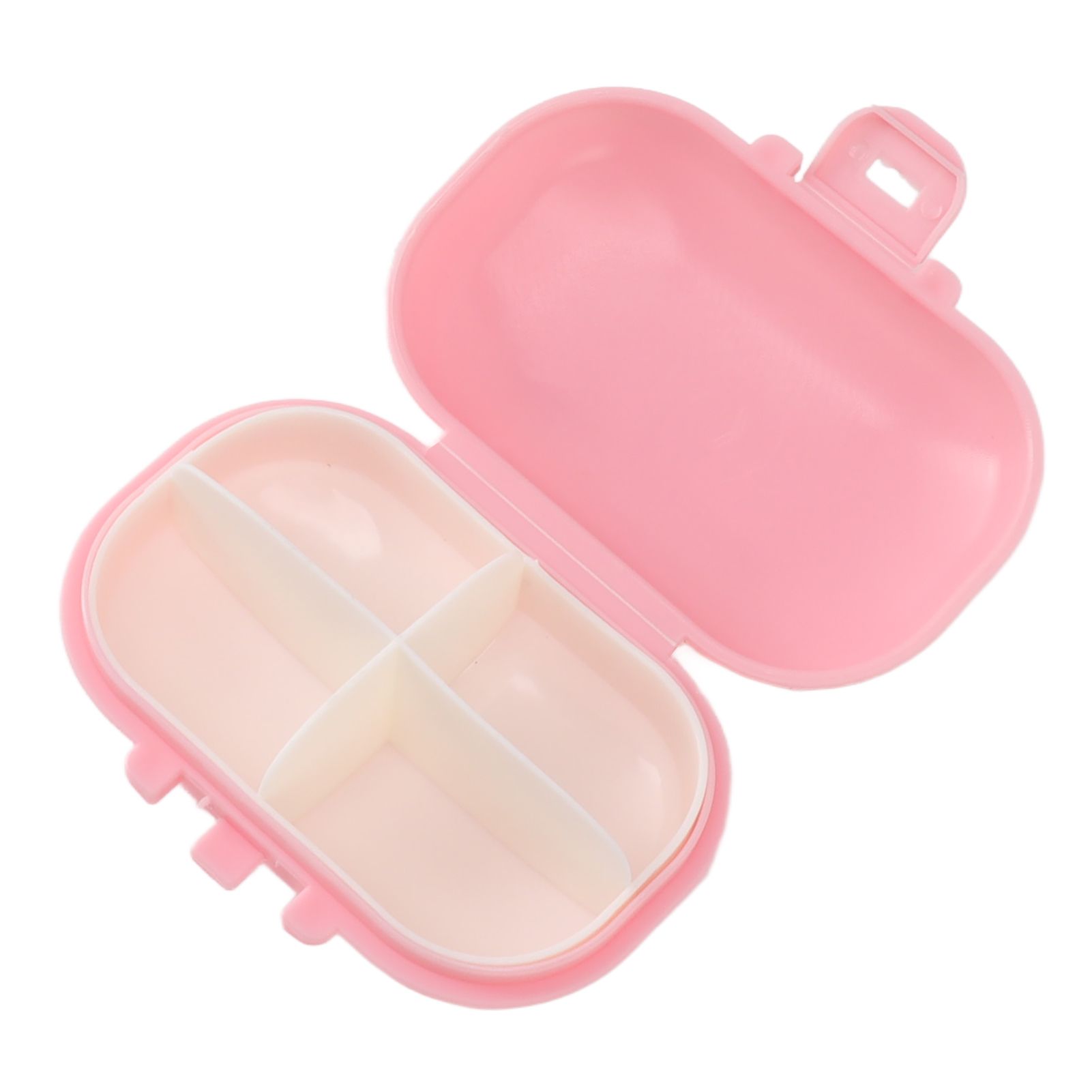 7PCS Medicine Case Portable Detachable Safe Mini 4 Compartments Medicine view 15