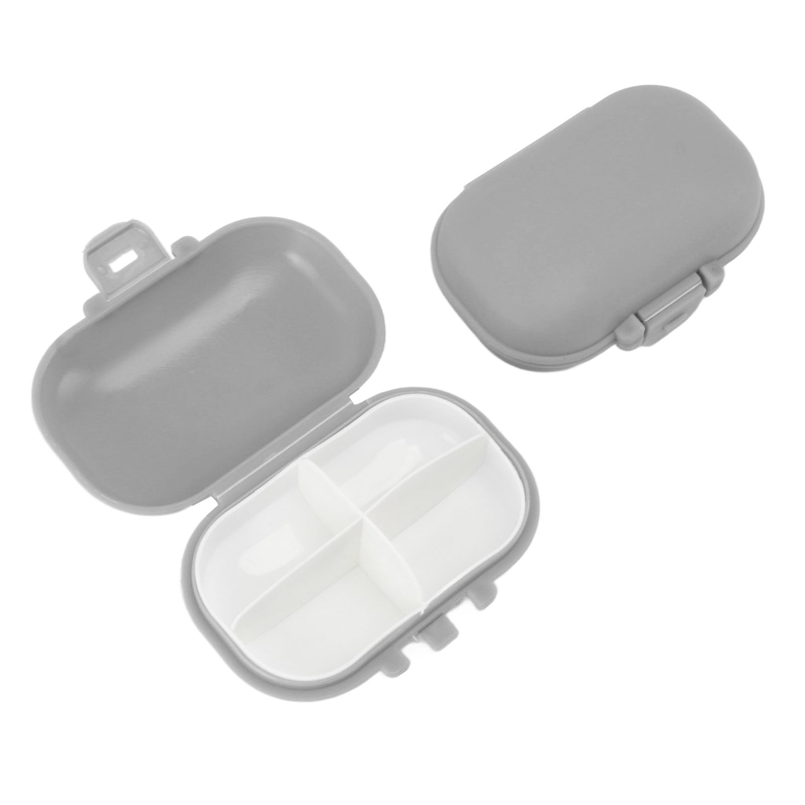 7PCS Medicine Case Portable Detachable Safe Mini 4 Compartments Medicine view 4