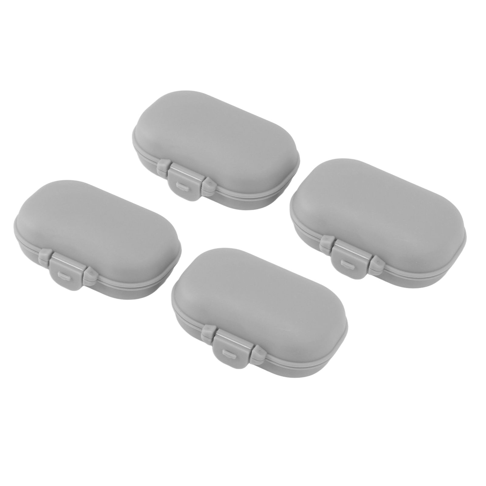 7PCS Medicine Case Portable Detachable Safe Mini 4 Compartments Medicine view 5