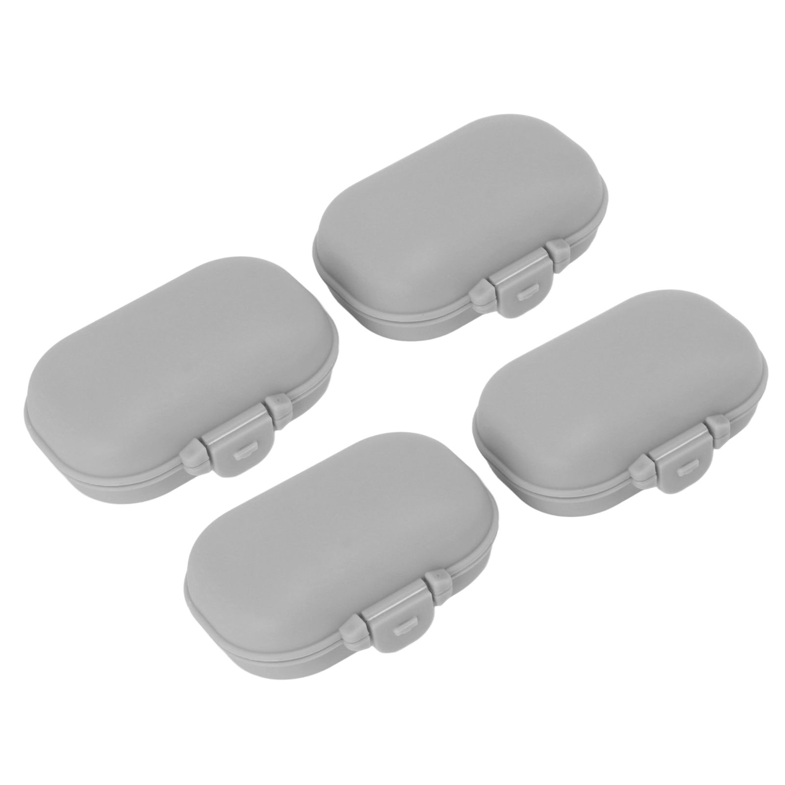 7PCS Medicine Case Portable Detachable Safe Mini 4 Compartments Medicine view 7