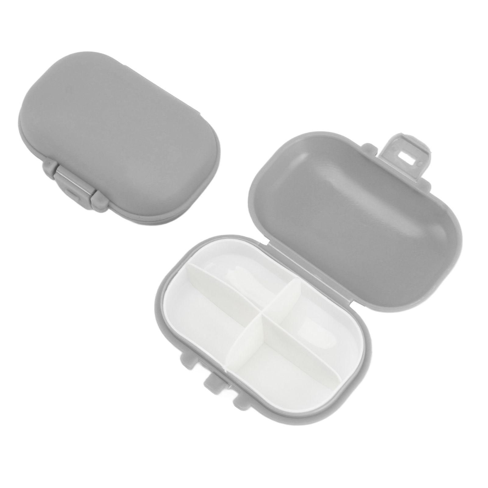 7PCS Medicine Case Portable Detachable Safe Mini 4 Compartments Medicine view 8