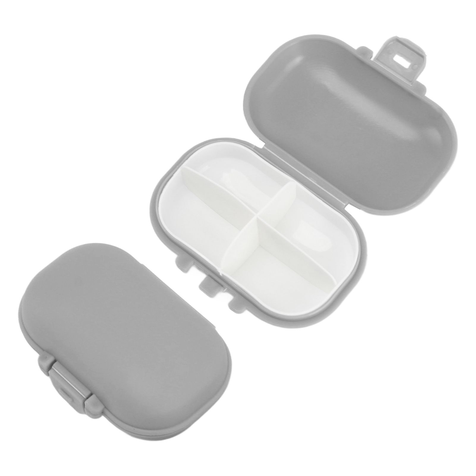 7PCS Medicine Case Portable Detachable Safe Mini 4 Compartments Medicine view 9