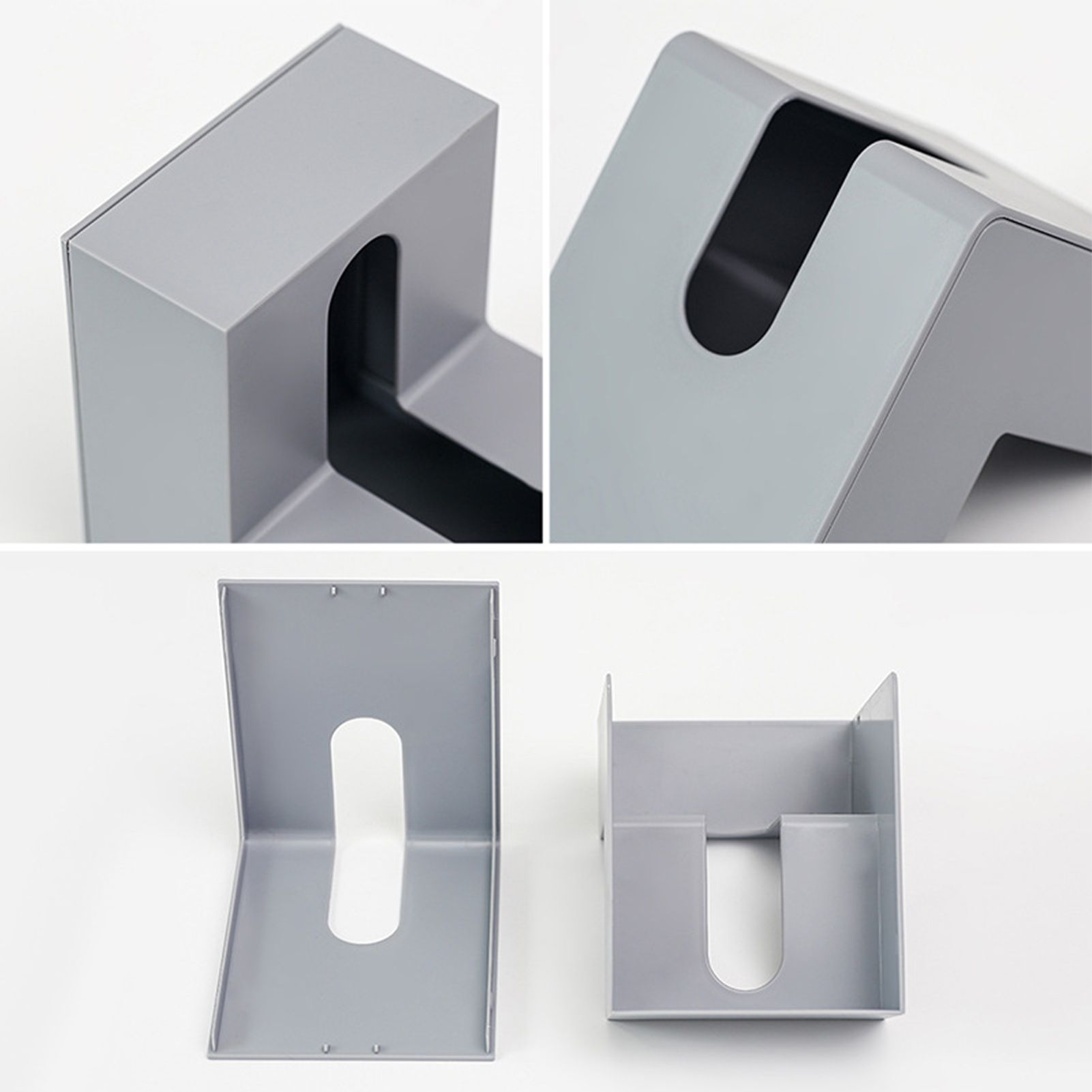 Nordic Style Plastic Tissue Box Holder Personality Simplicity Tissue Storage view 2