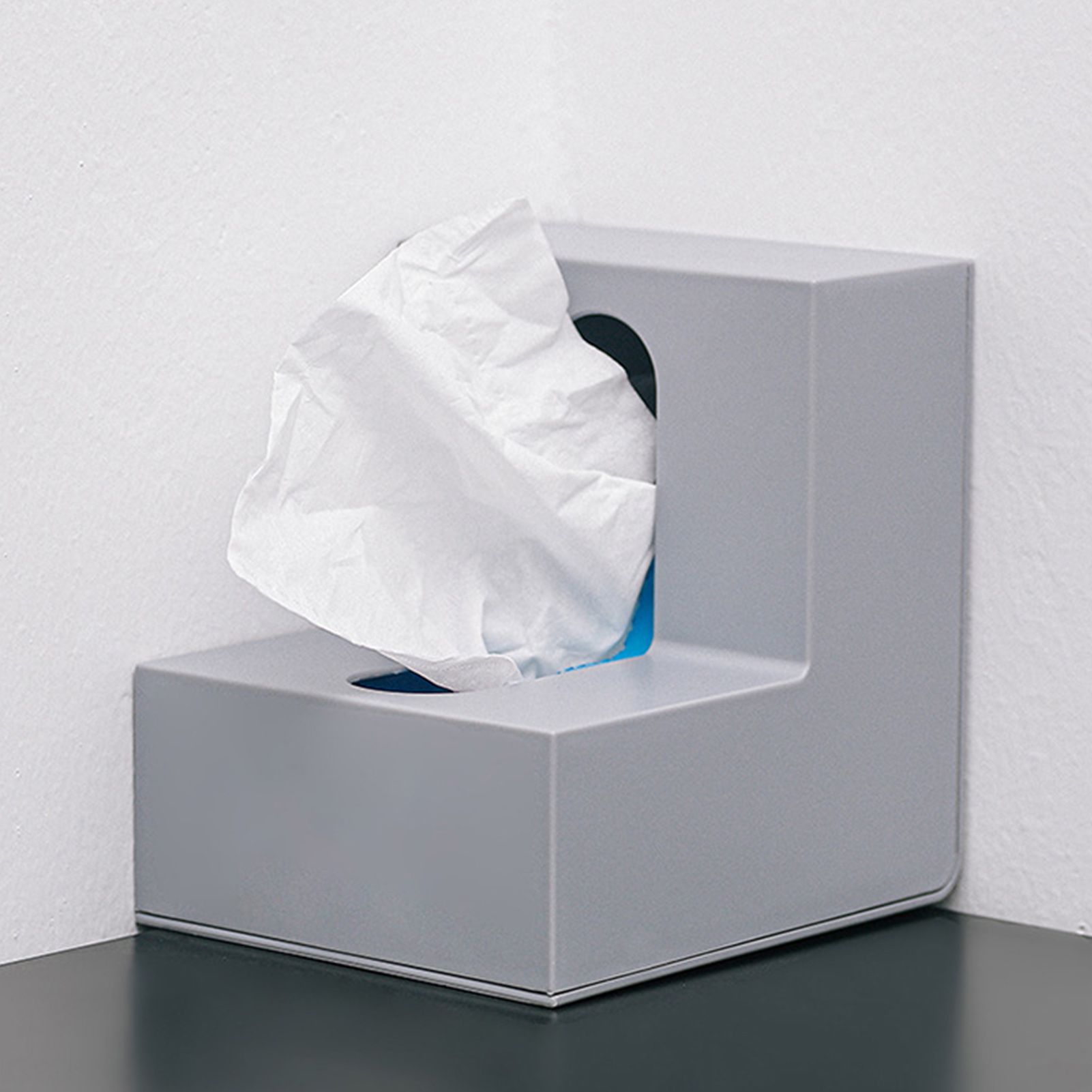 Nordic Style Plastic Tissue Box Holder Personality Simplicity Tissue Storage view 6