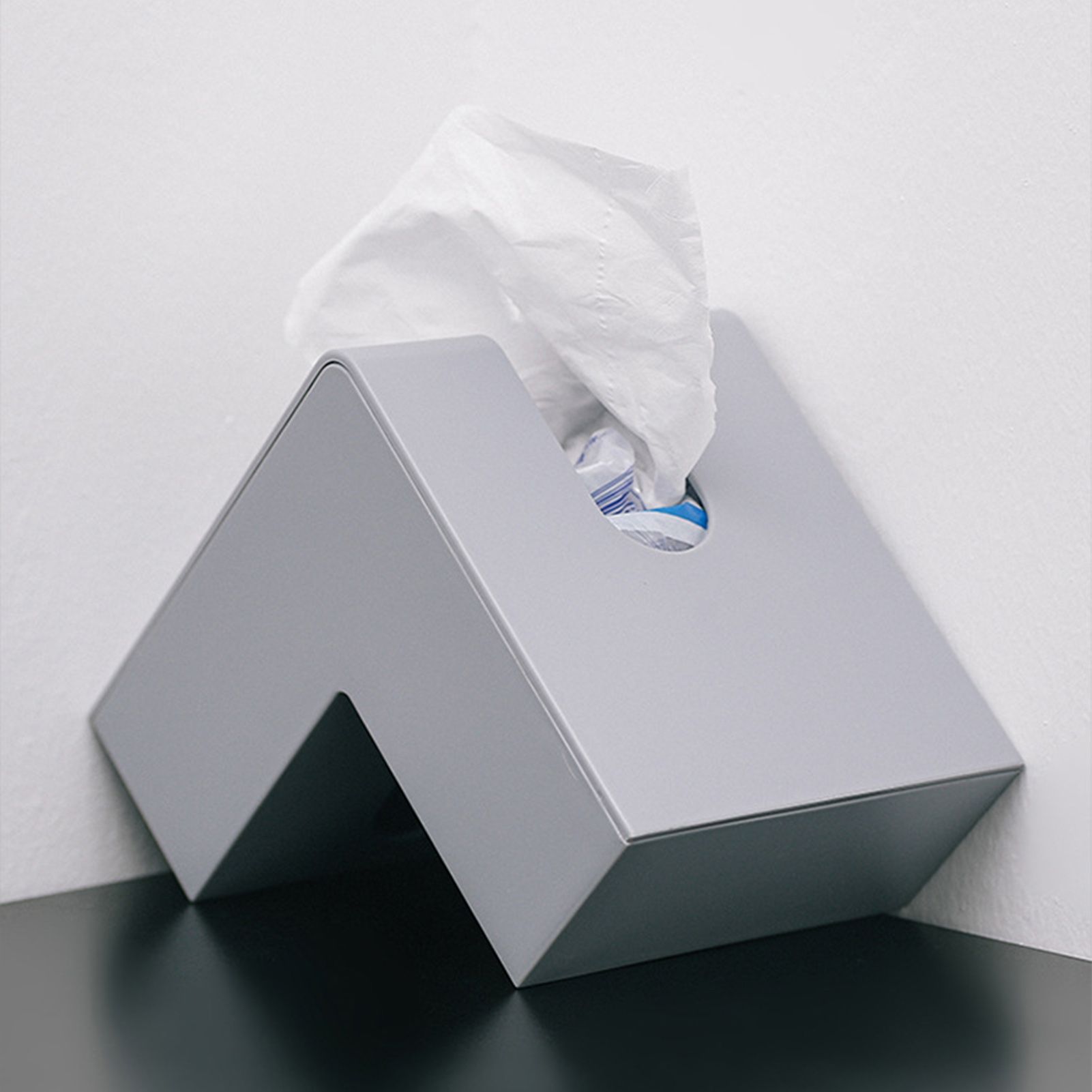 Nordic Style Plastic Tissue Box Holder Personality Simplicity Tissue Storage view 8