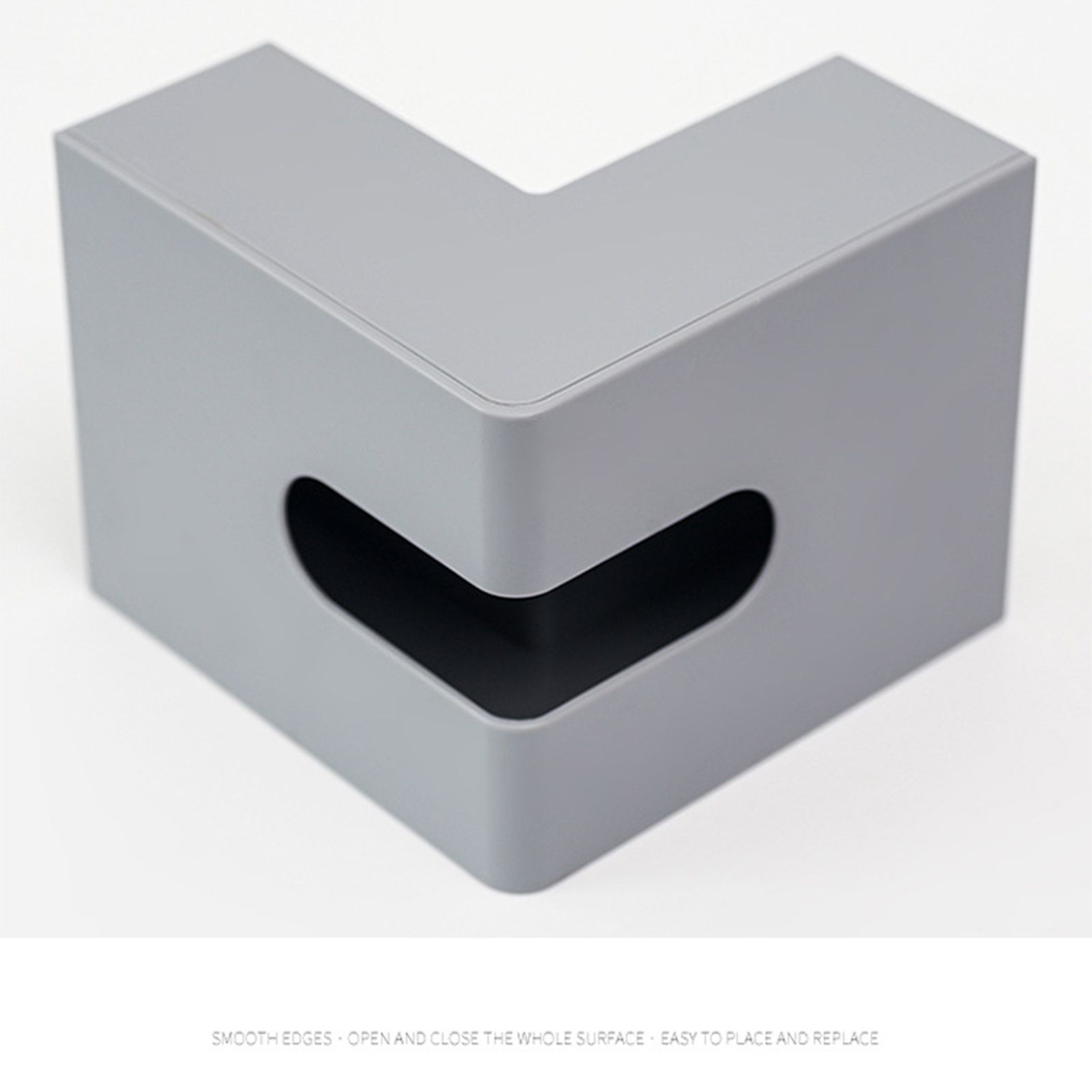 Nordic Style Plastic Tissue Box Holder Personality Simplicity Tissue Storage view 9