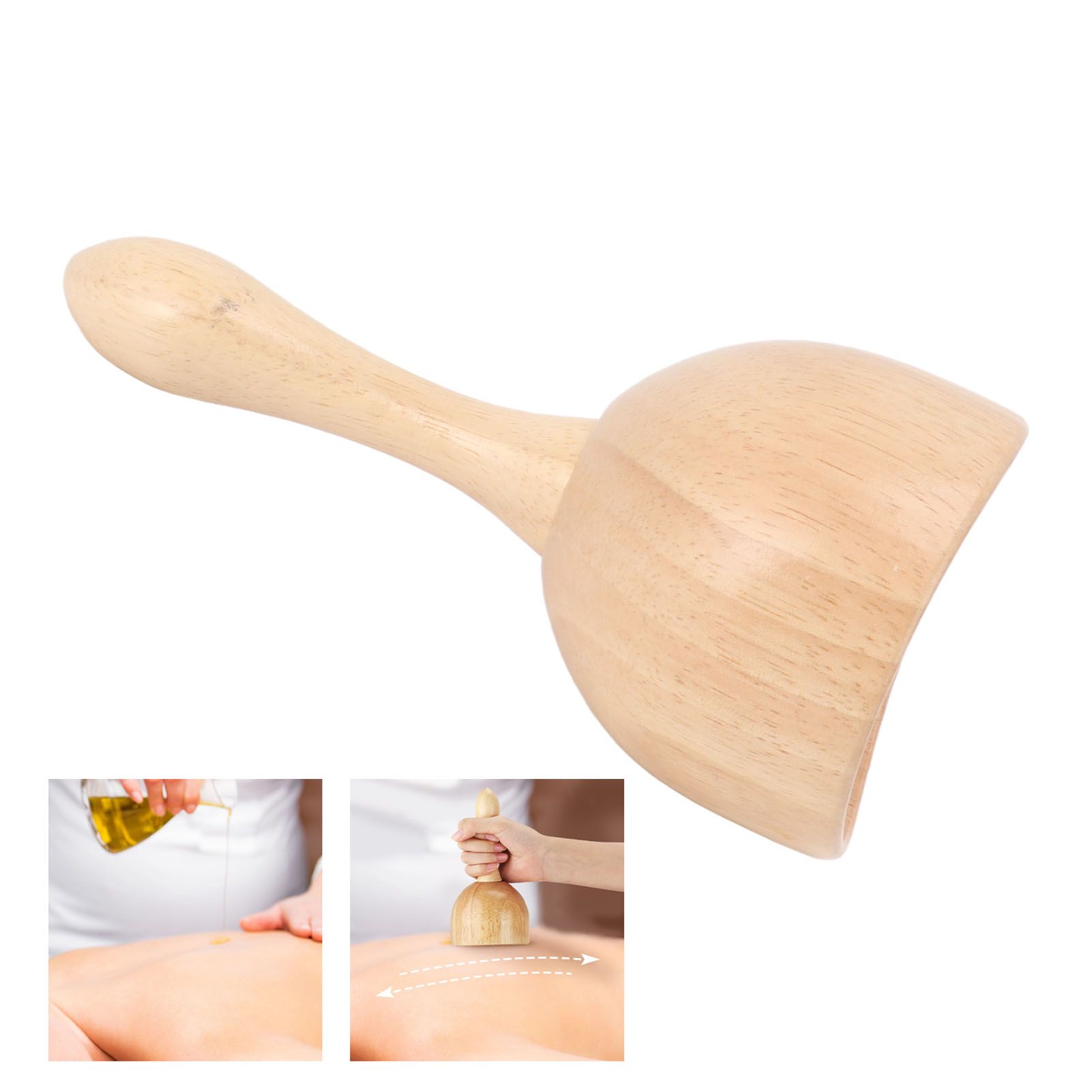 Hand Held Wood Swedish Cup Massager Therapy Tool Body Sculpting Muscle Massage Cup view 11