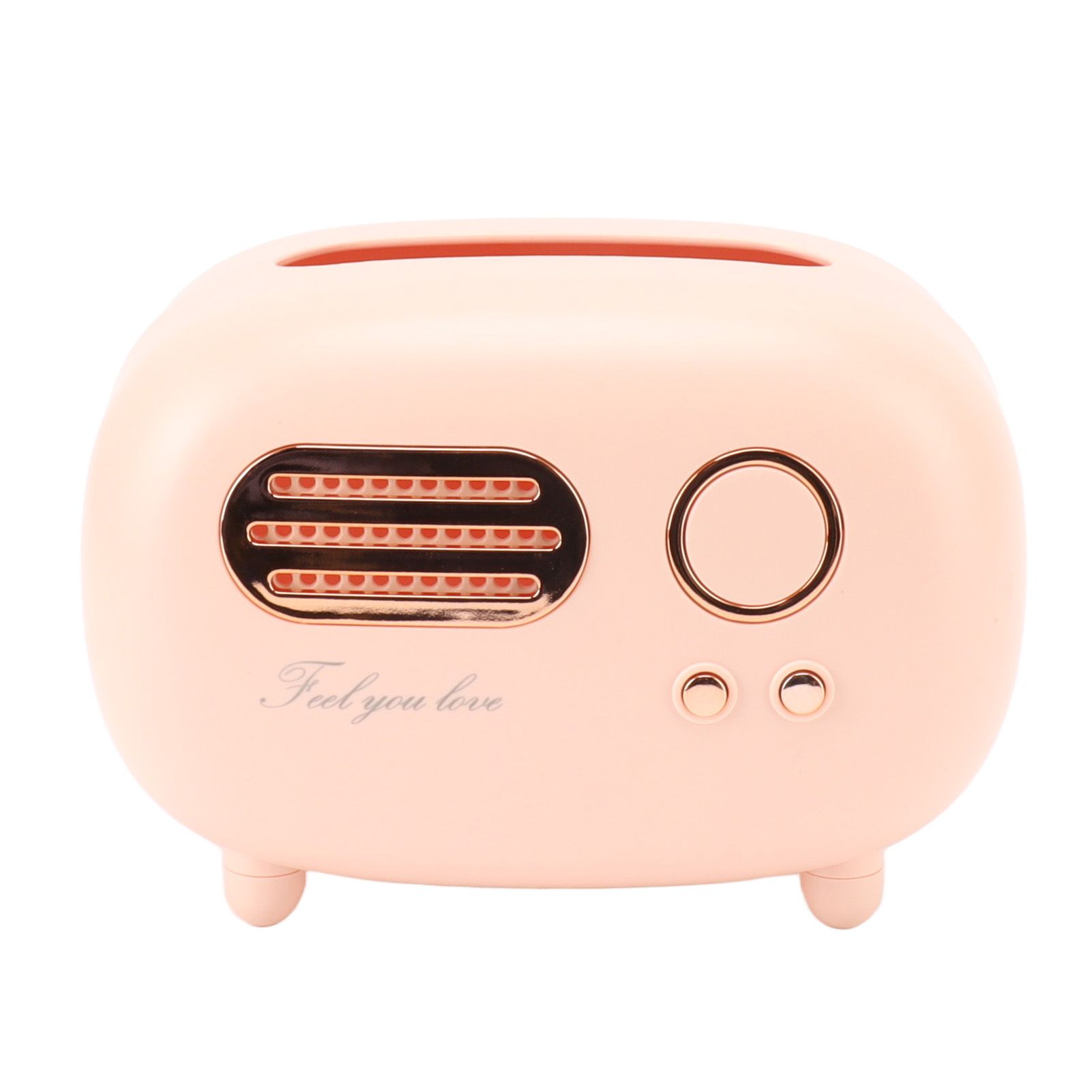 Retro Radio Shape Tissue Cover Box Vintage Radio Tissue Box for Bathroom