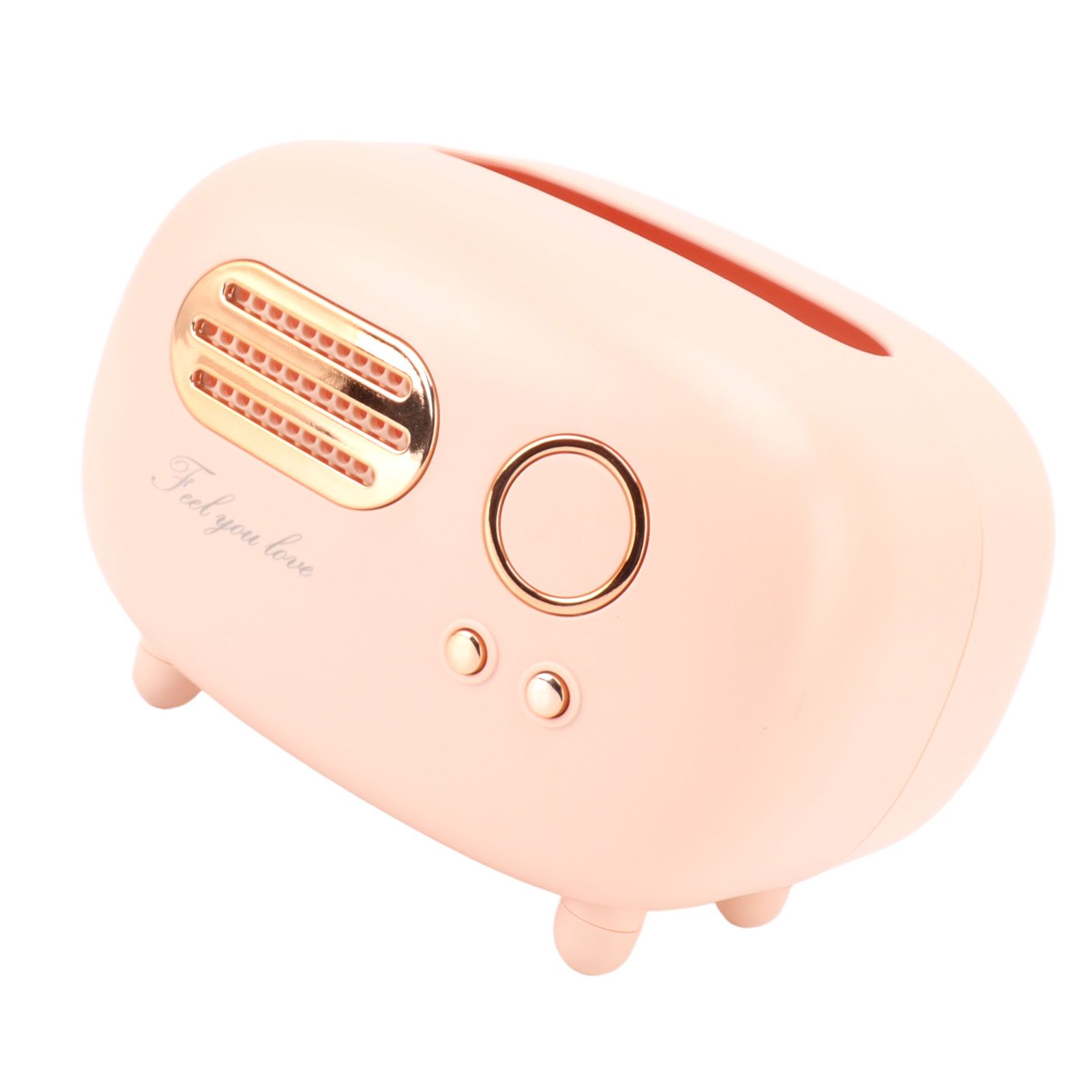 Retro Radio Shape Tissue Cover Box Vintage Radio Tissue Box for Bathroom view 4
