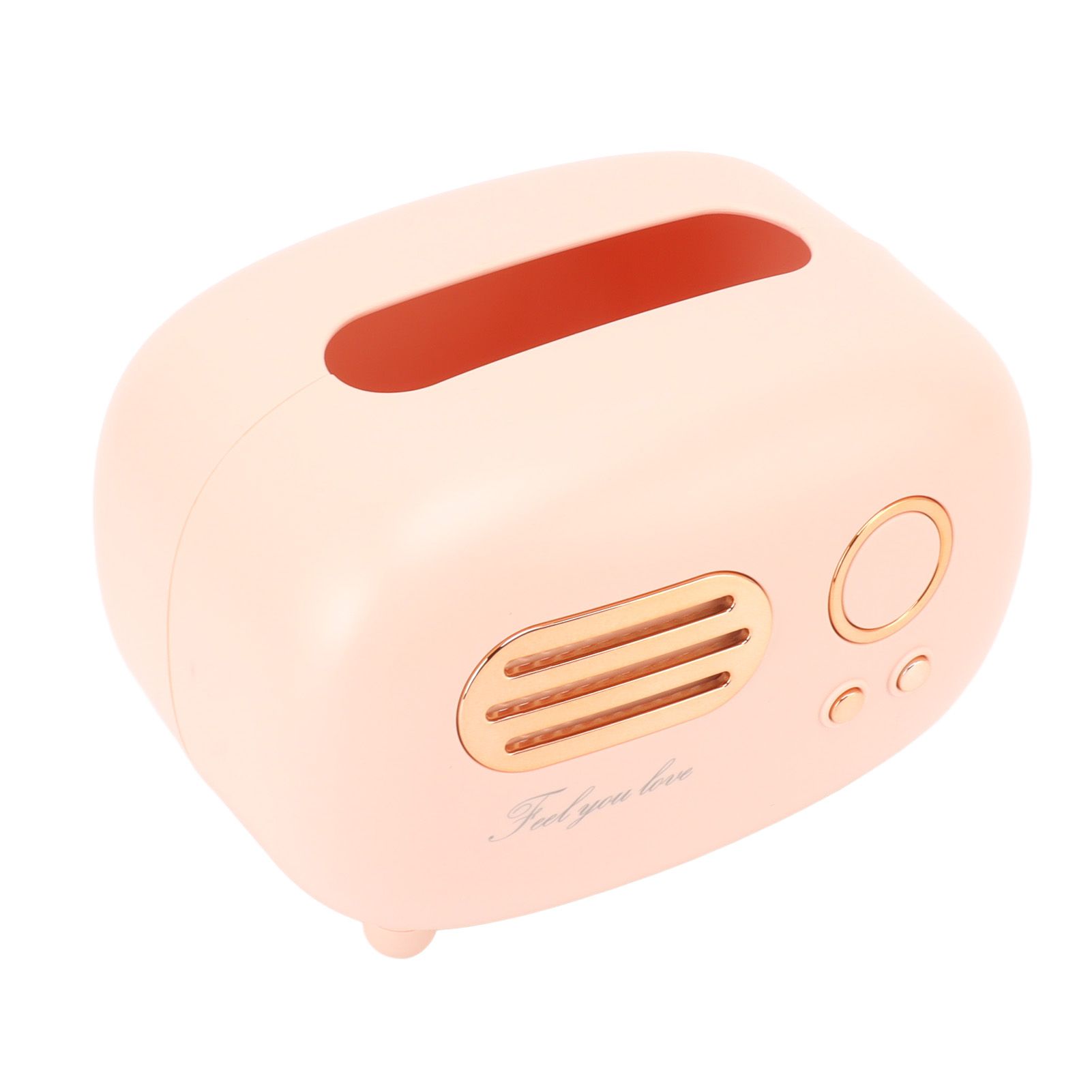 Retro Radio Shape Tissue Cover Box Vintage Radio Tissue Box for Bathroom view 7