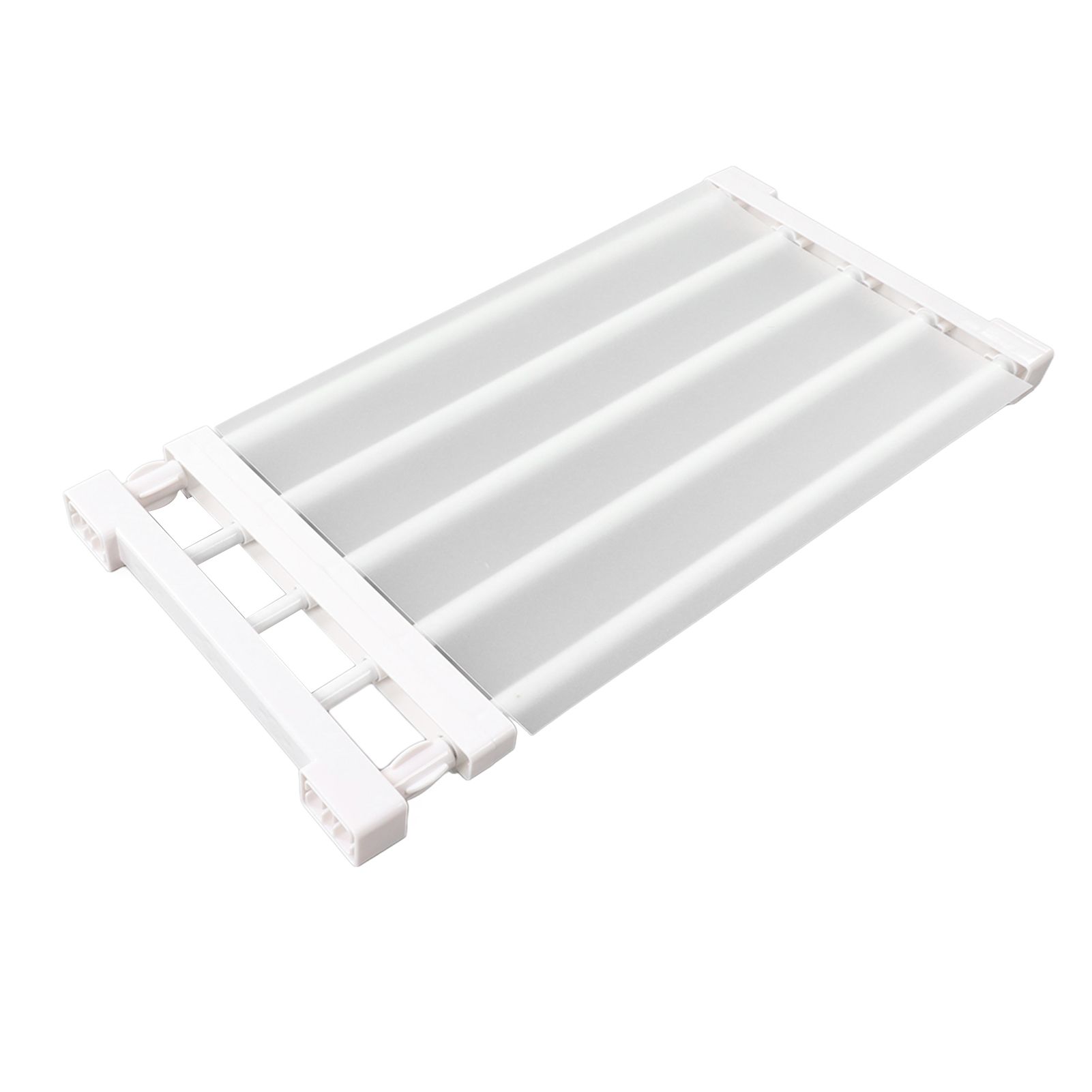 Closet Tension Shelf Expandable Nail Free Cabinet Divider Storage Rack for view 4