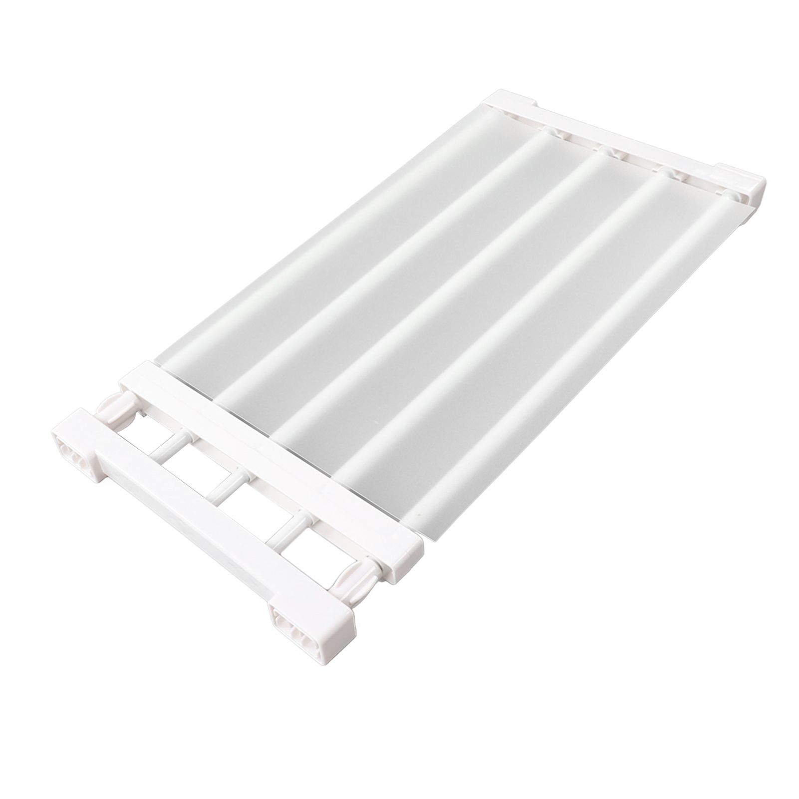 Closet Tension Shelf Expandable Nail Free Cabinet Divider Storage Rack for view 9