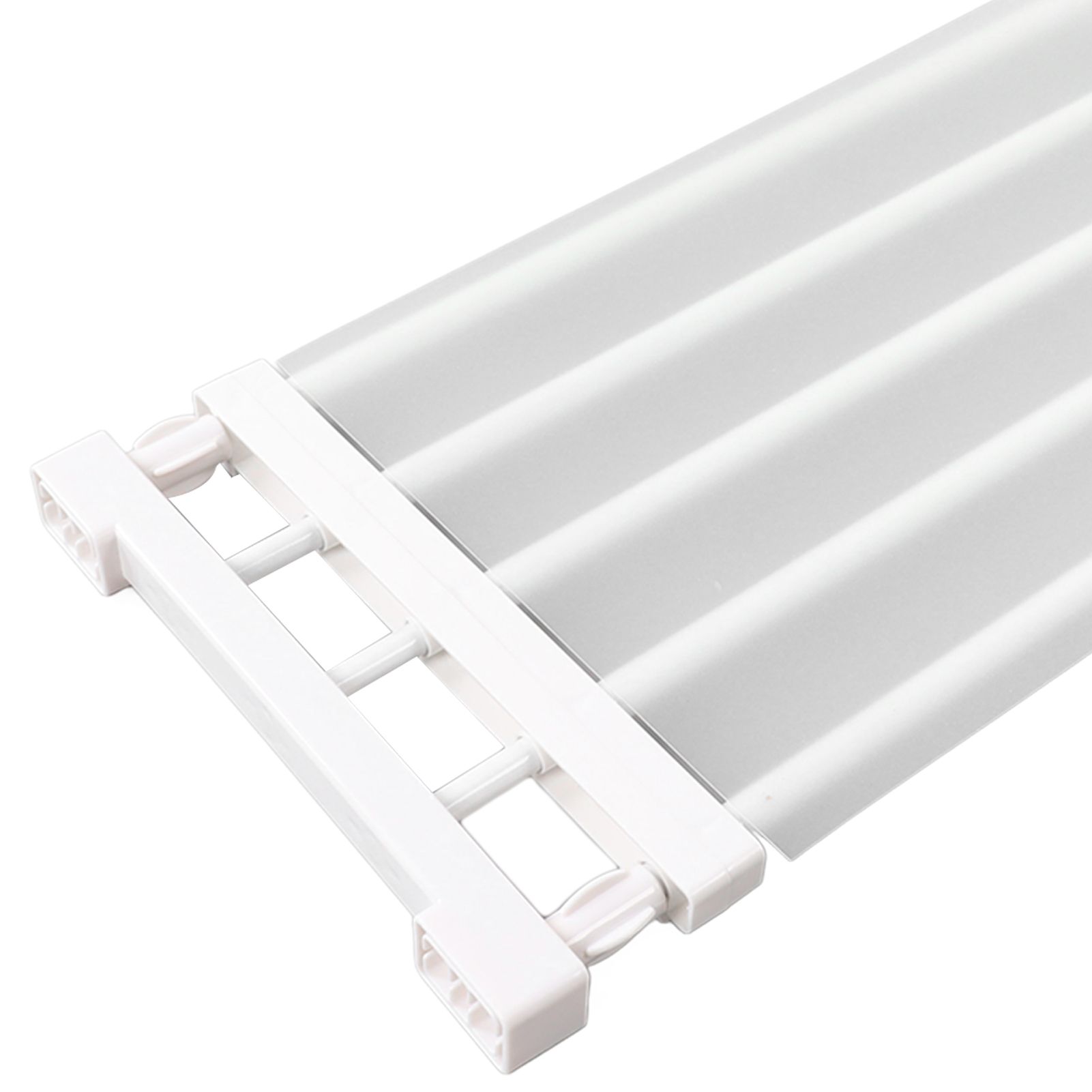 Closet Tension Shelf Expandable Nail Free Cabinet Divider Storage Rack for view 13