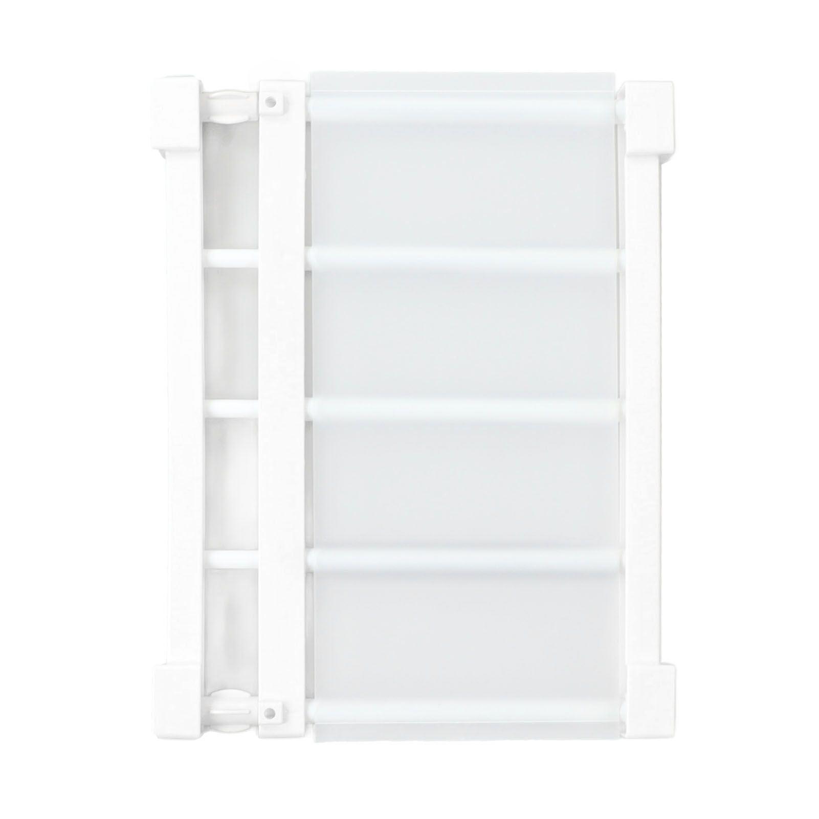 Tension Rod Shelf 14.2 Inch Width Nail Free Expandable Storage Rack for view 6