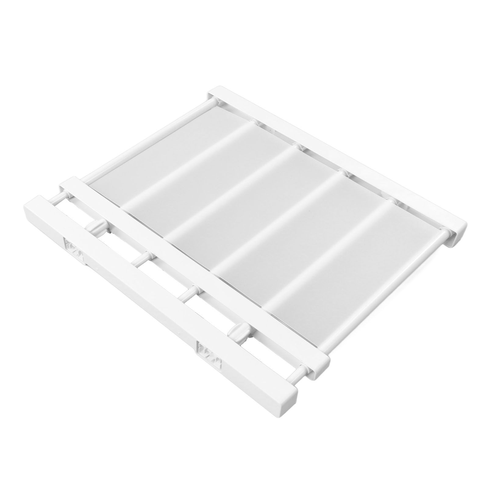 Tension Rod Shelf Adjustable Length Space Saving Nail Free Expandable Closet view 7