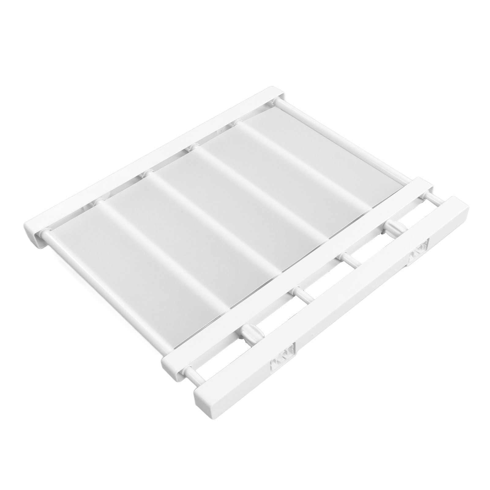 Tension Rod Shelf Adjustable Length Space Saving Nail Free Expandable Closet view 8