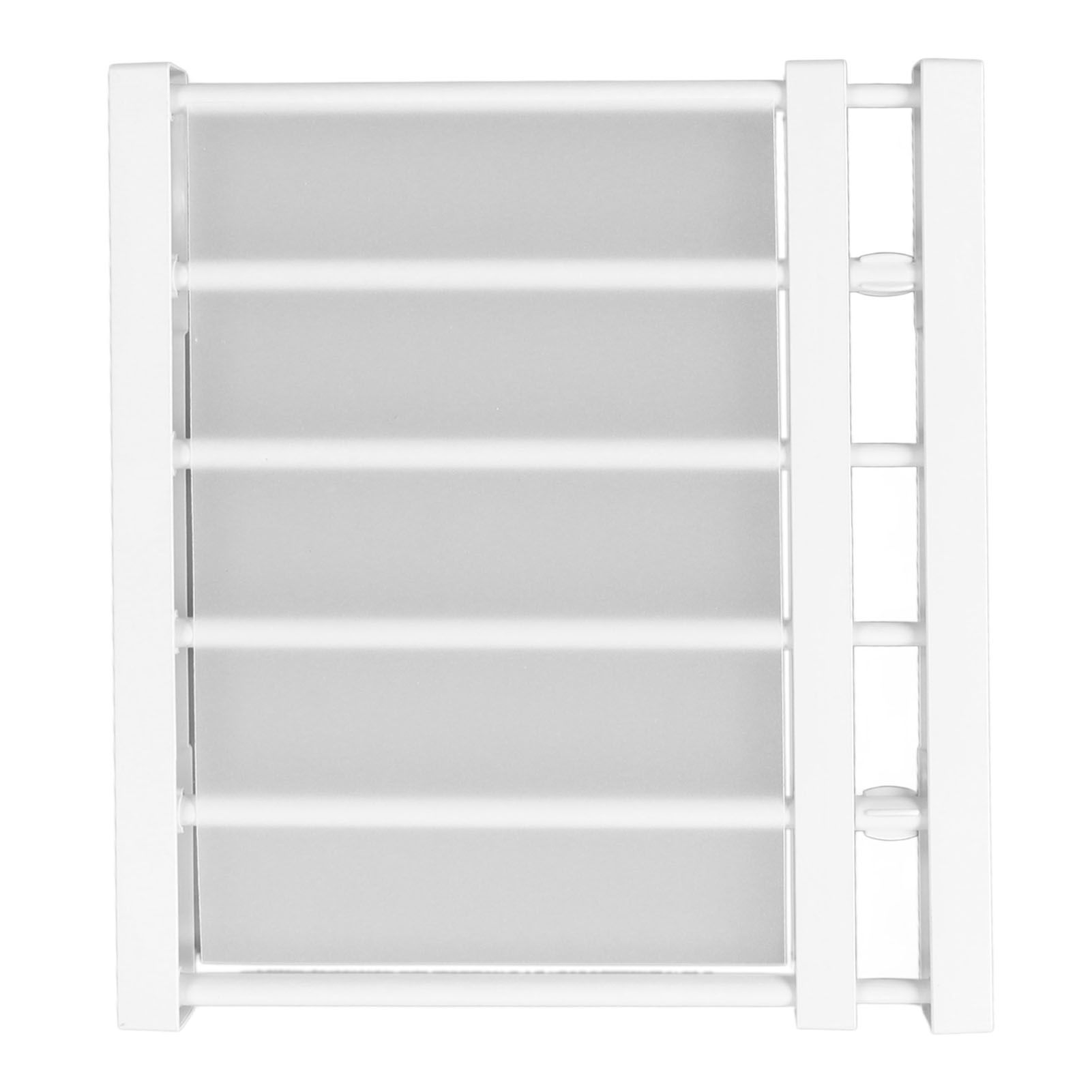 Tension Rod Shelf Adjustable Length Space Saving Nail Free Expandable Closet view 9