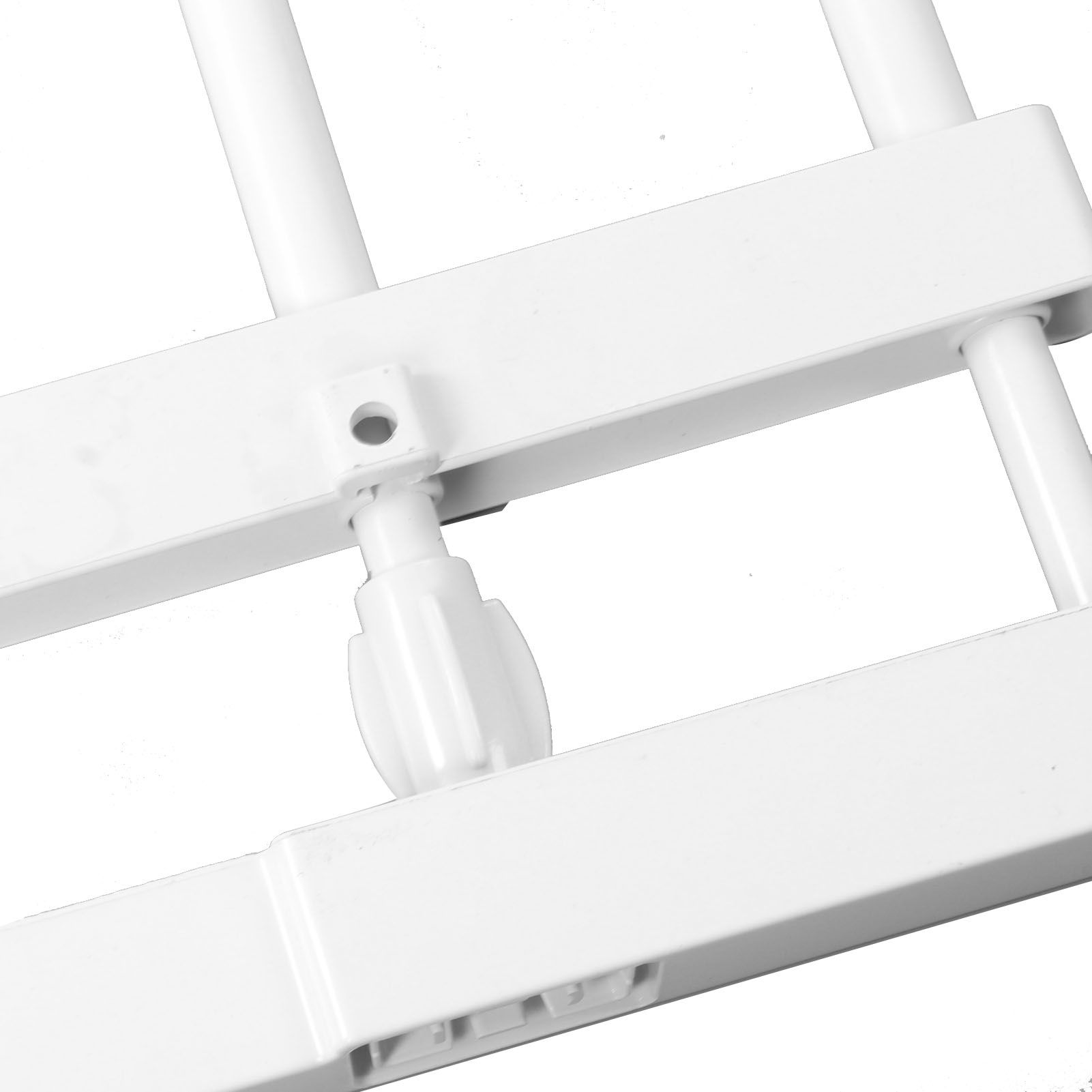 Tension Rod Shelf Adjustable Length Space Saving Nail Free Expandable Closet view 15