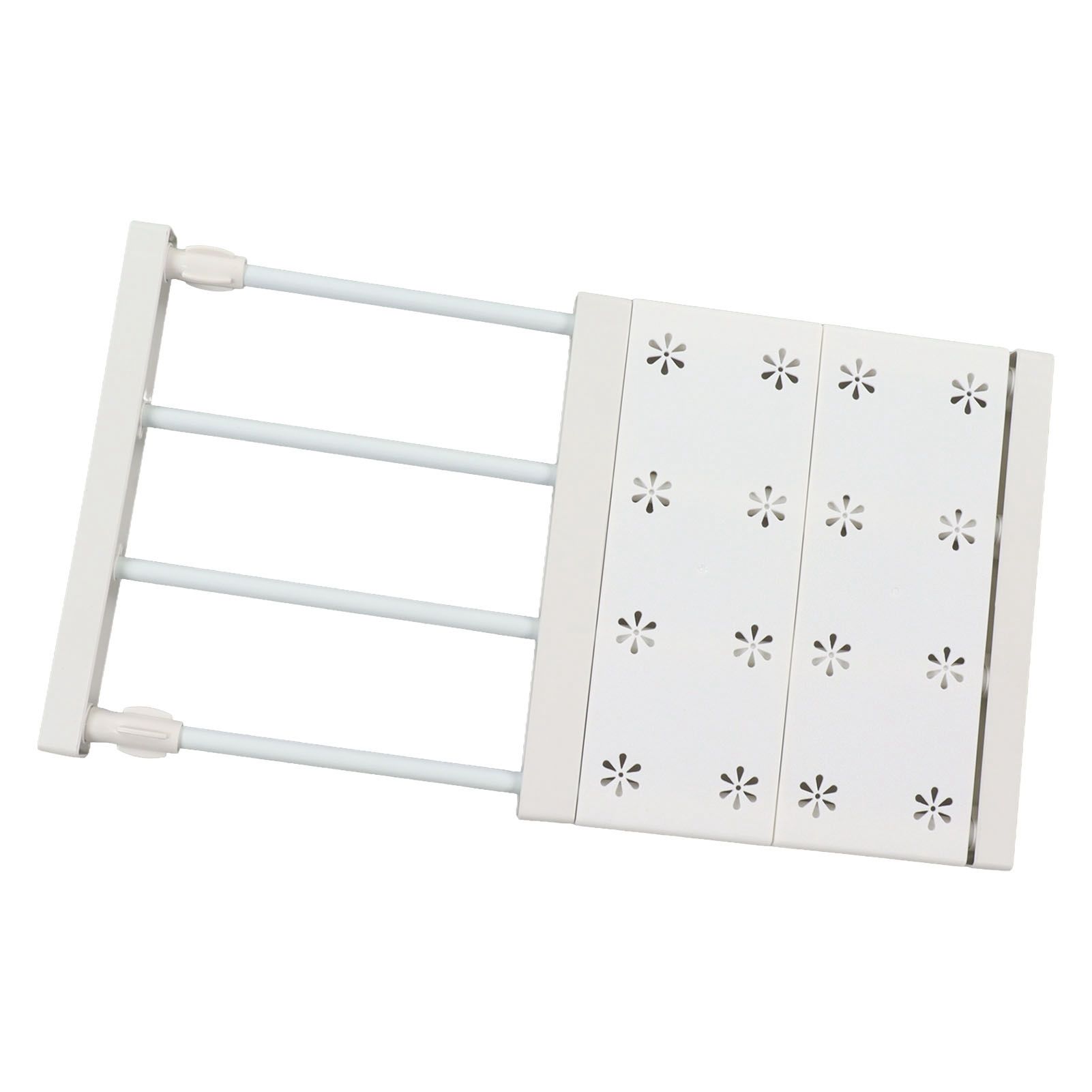 Wardrobe Partition Board Storage Extendable Rod Space Saving Layered Partition view 7