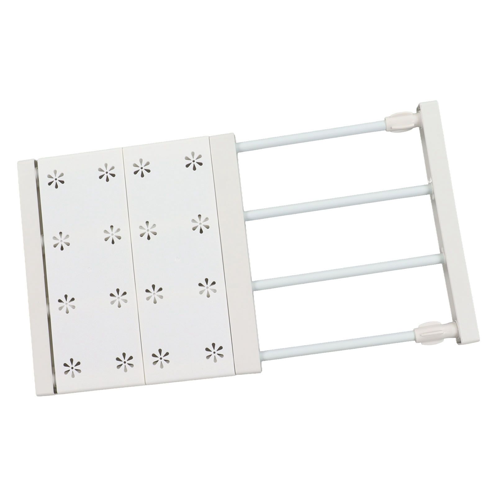 Wardrobe Partition Board Storage Extendable Rod Space Saving Layered Partition view 8
