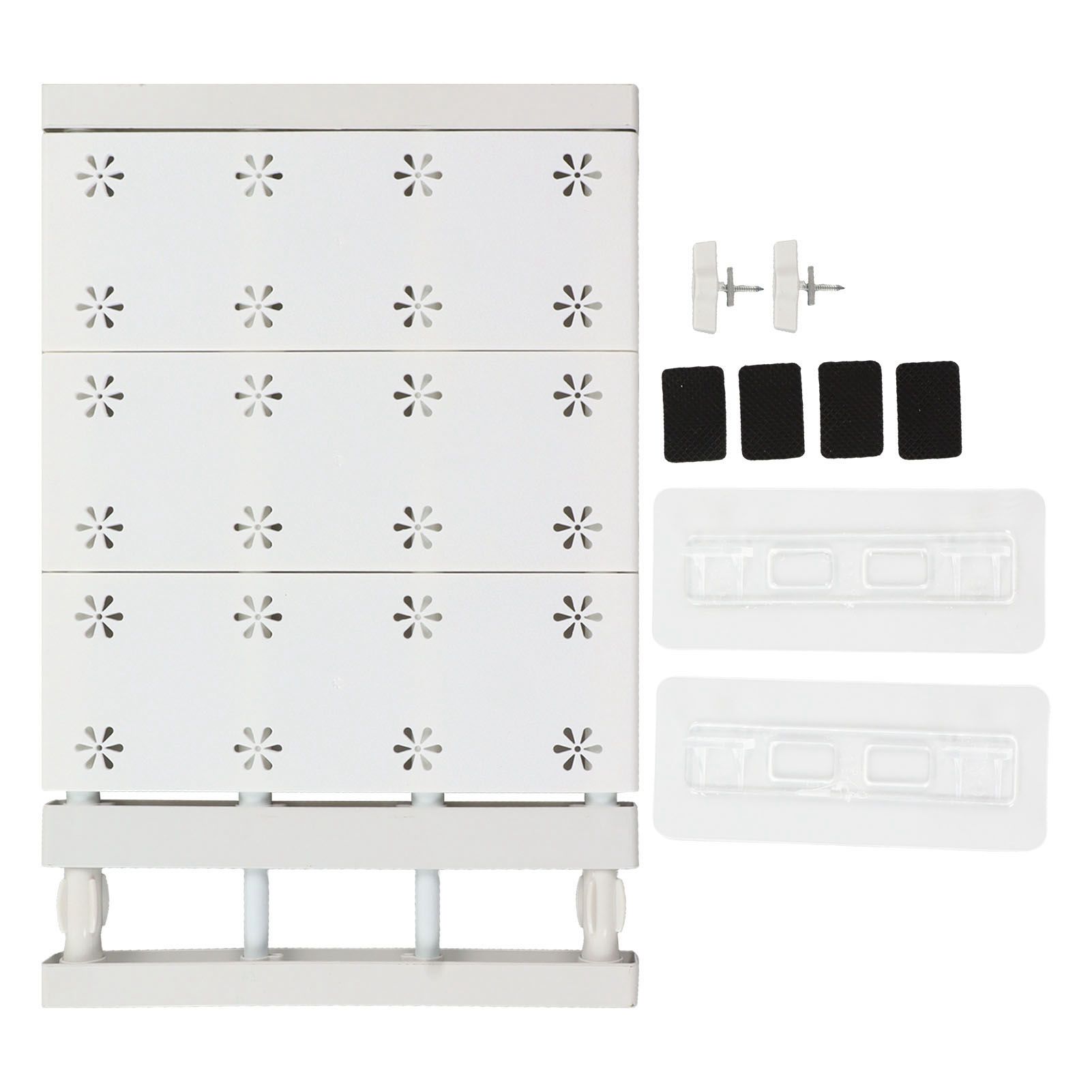 Wardrobe Partition Board Storage Extendable Rod Space Saving Layered Partition
