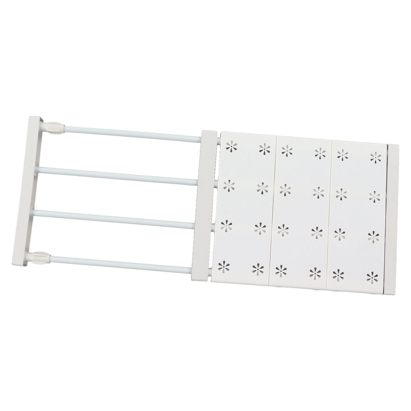 Wardrobe Partition Board Storage Extendable Rod Space Saving Layered Partition view 7