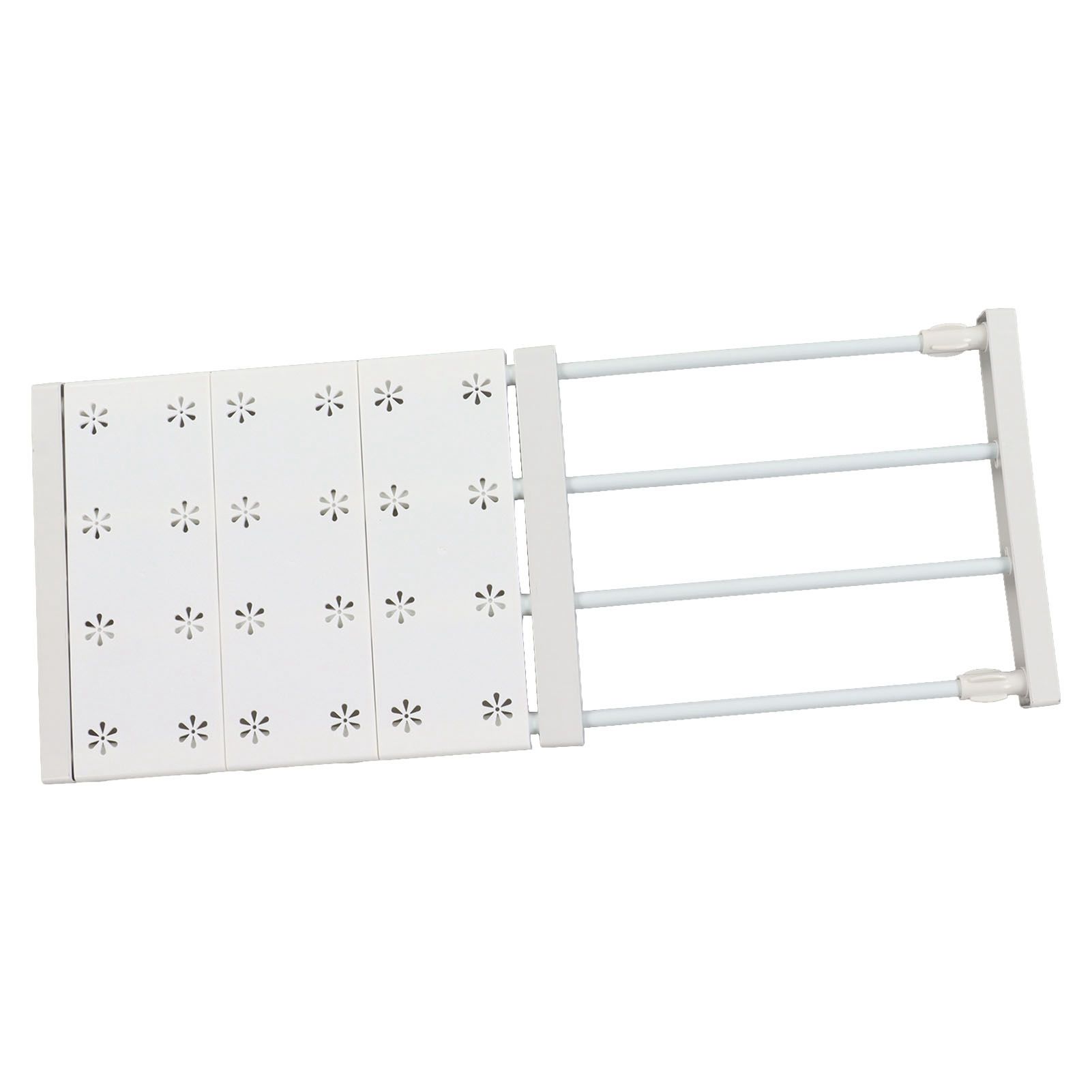 Wardrobe Partition Board Storage Extendable Rod Space Saving Layered Partition view 8