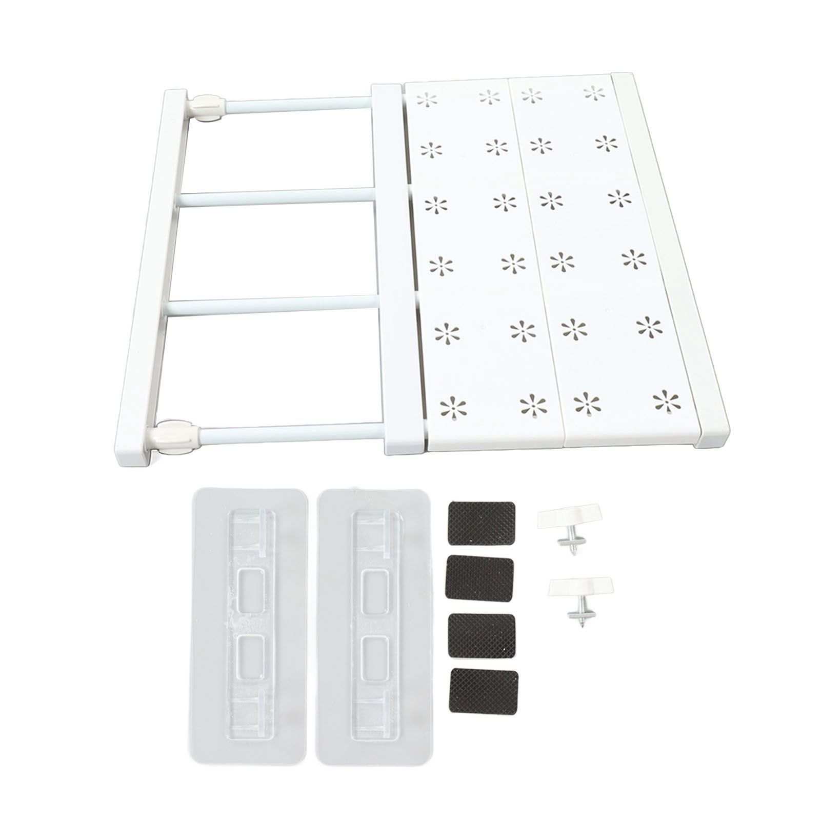 Tension Shelf Adjustable Space Saving Expandable Closet Organizer Dividers for view 2