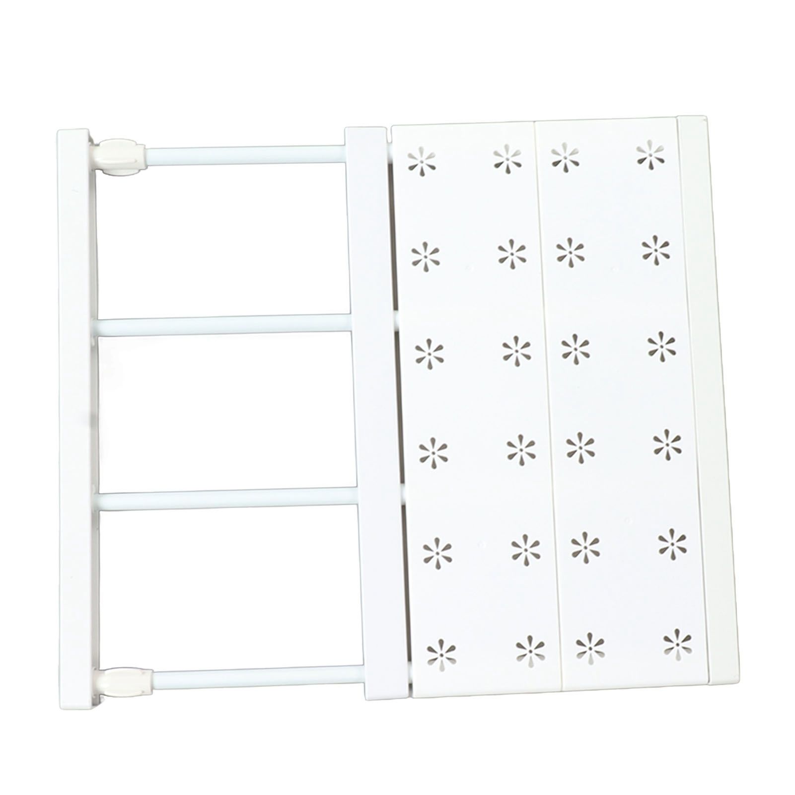 Tension Shelf Adjustable Space Saving Expandable Closet Organizer Dividers for view 8