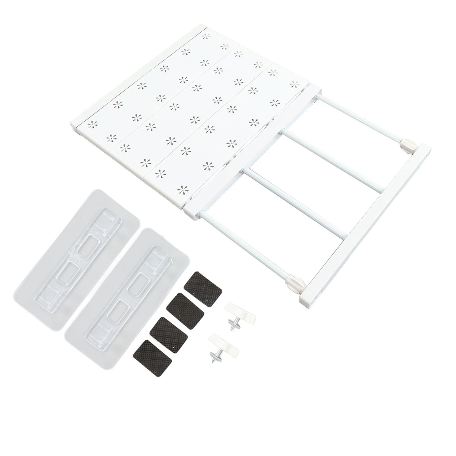 Tension Shelf Adjustable Space Saving Expandable Closet Organizer Dividers for view 2