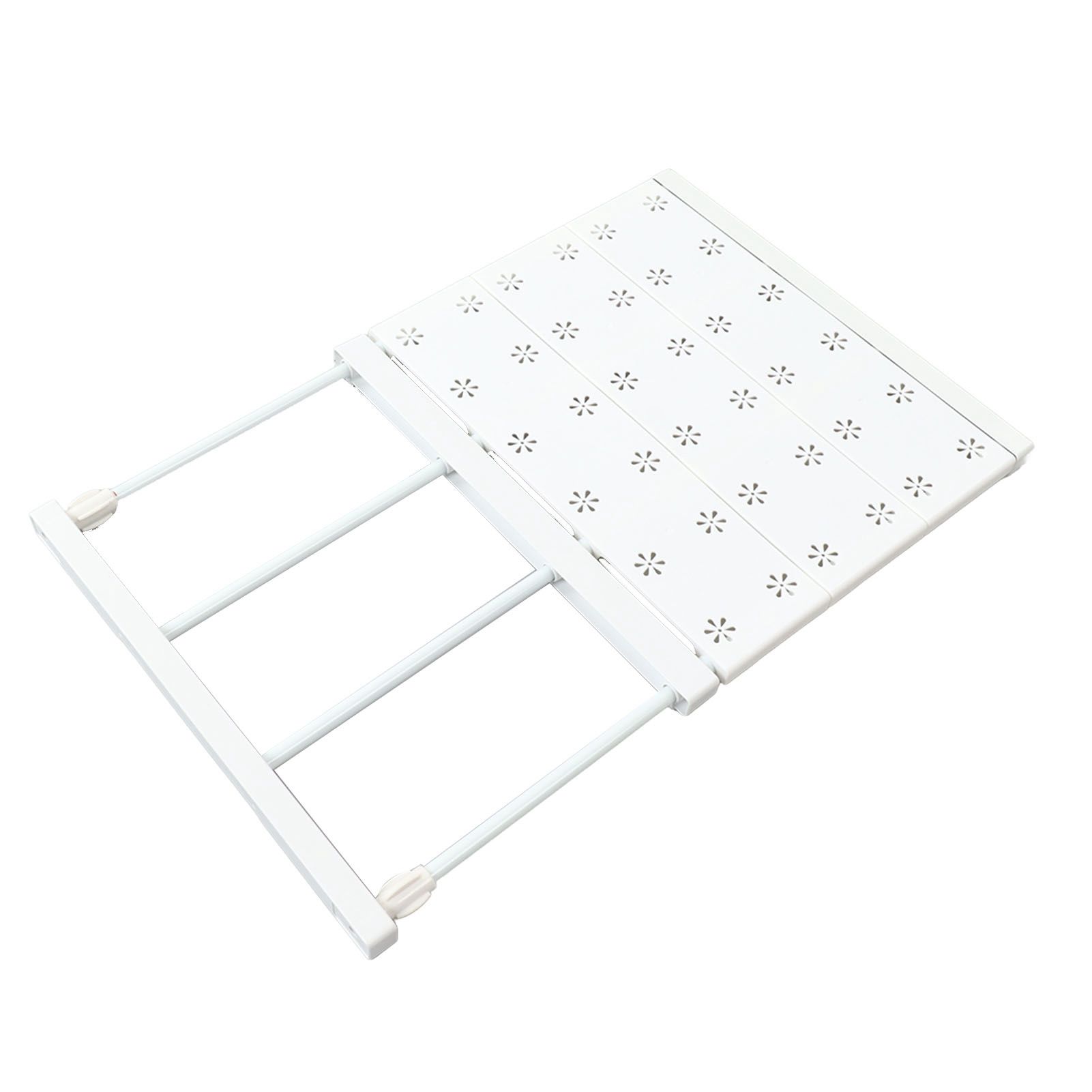 Tension Shelf Adjustable Space Saving Expandable Closet Organizer Dividers for view 10