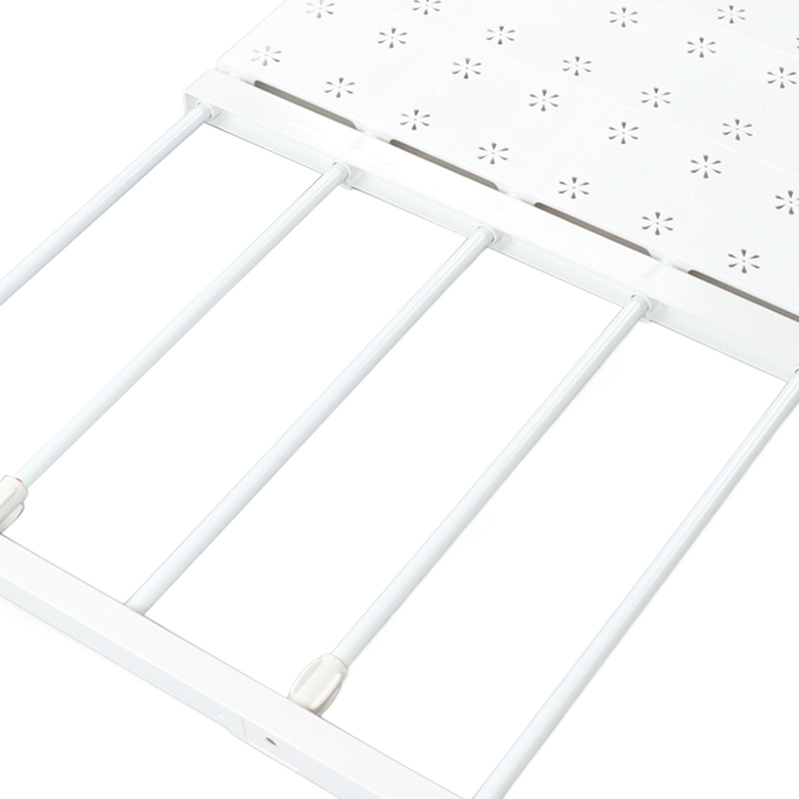 Expandable Closet Shelf Space Saving Punch Free Strong Bearing Capacity view 15