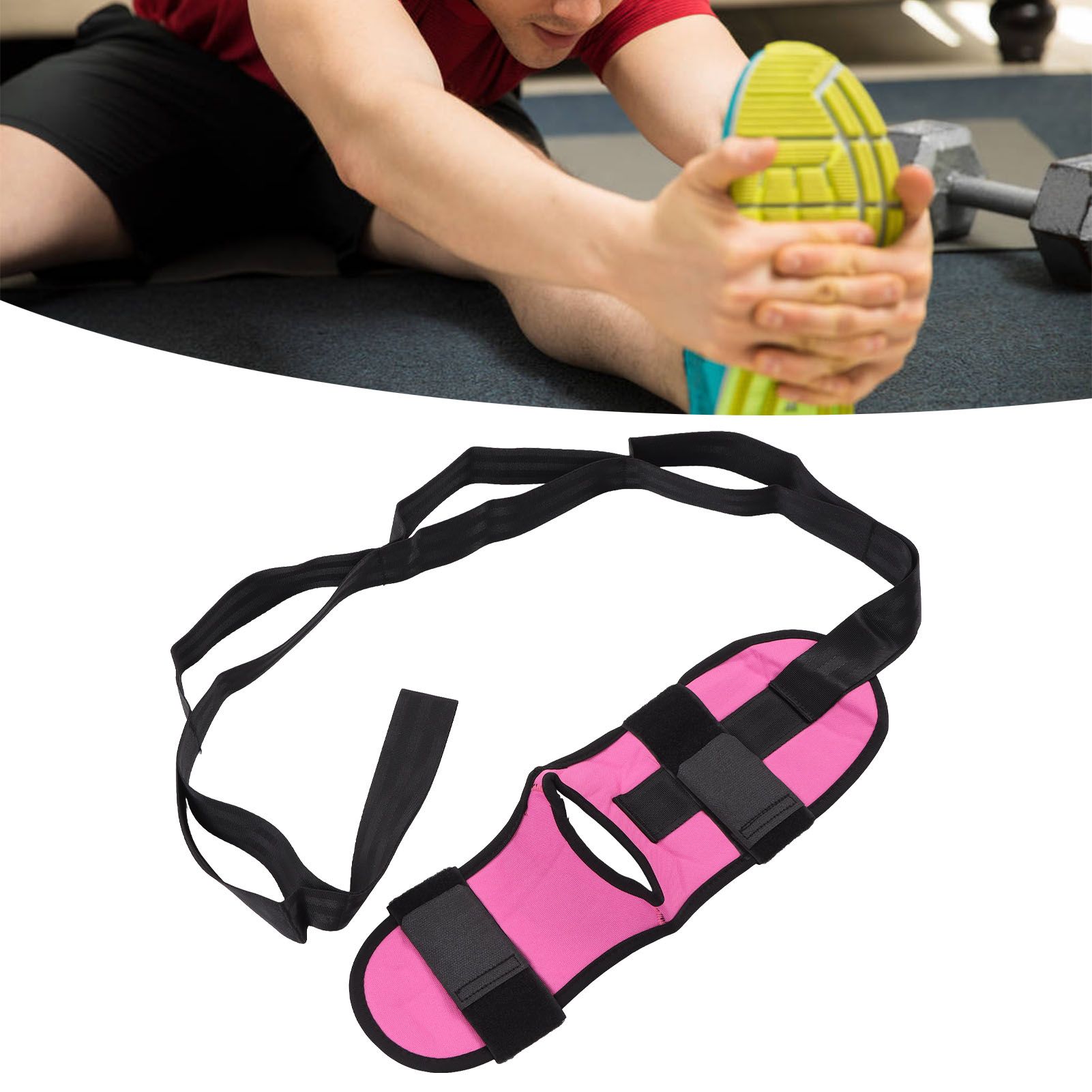 Leg Stretching Strap Muscle Relaxing High Elasticity Improve Flexibility view 11