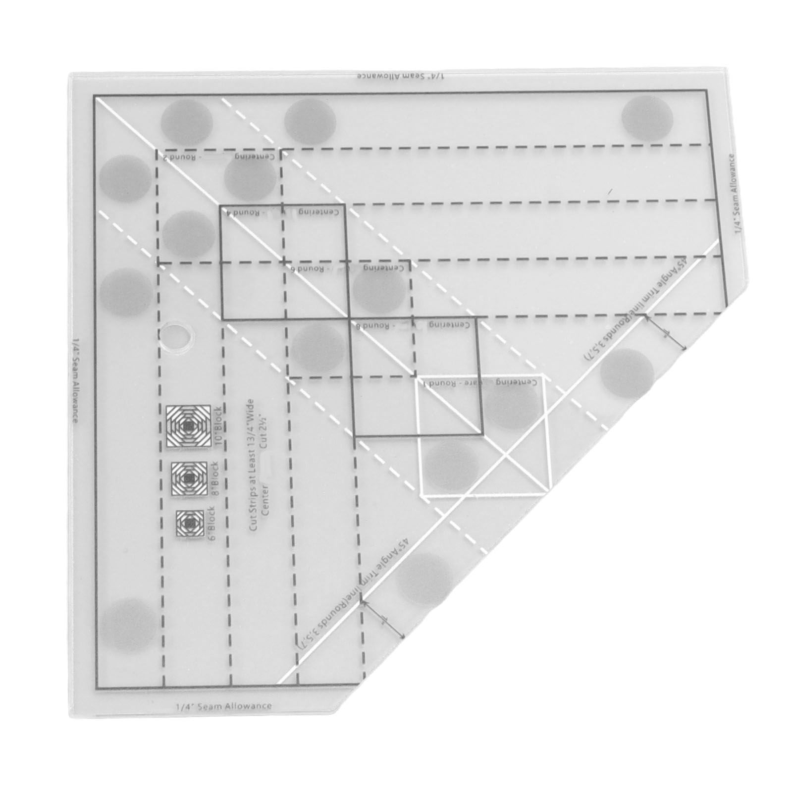 Grids Quilt Ruler Professional Acrylic Precise Scale Household Sewing Ruler view 2