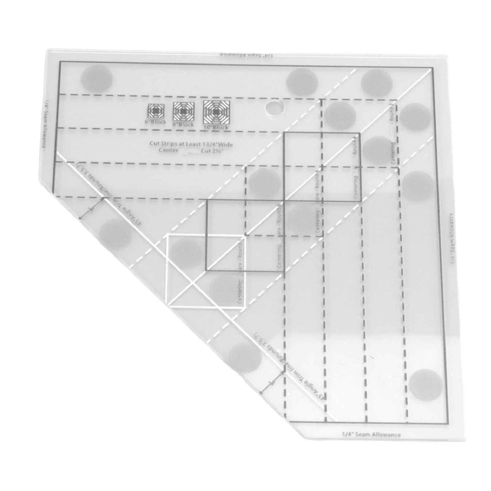Grids Quilt Ruler Professional Acrylic Precise Scale Household Sewing Ruler view 3