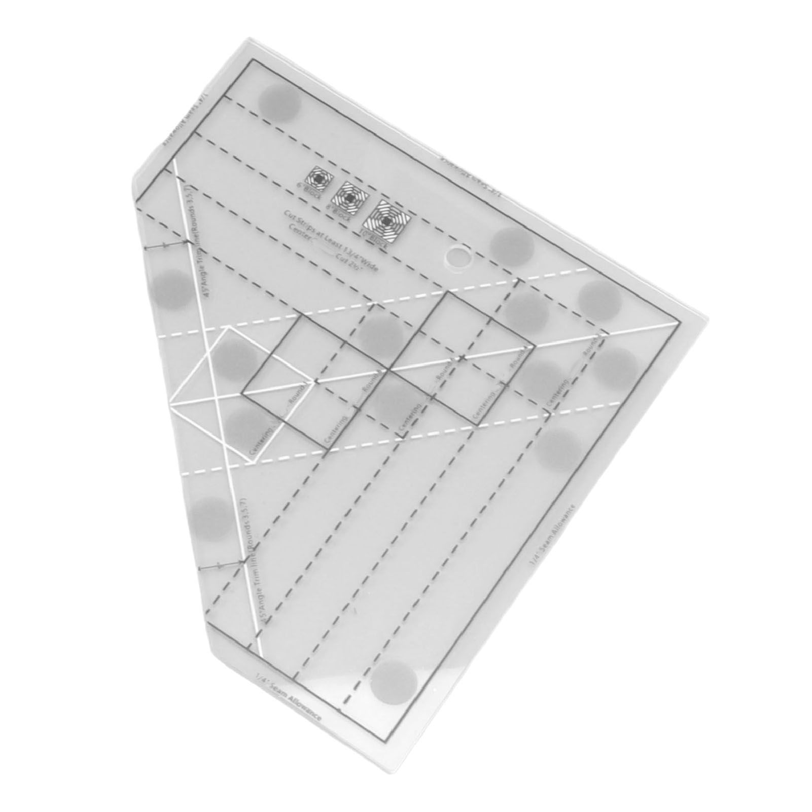 Grids Quilt Ruler Professional Acrylic Precise Scale Household Sewing Ruler view 8