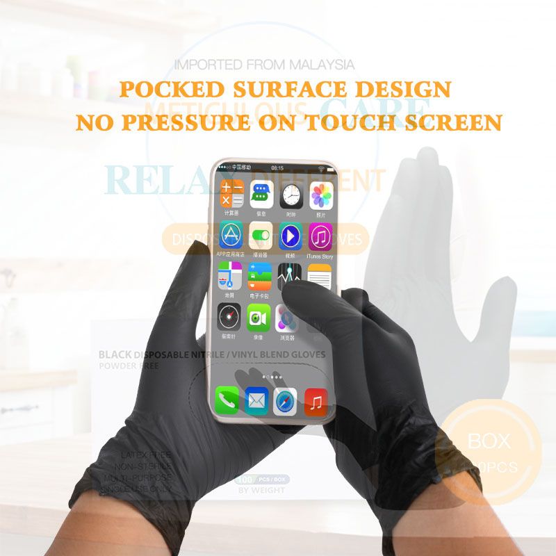 100PCS Food Gloves PVC High Elastic Protective Gloves for Cleaning Catering view 6